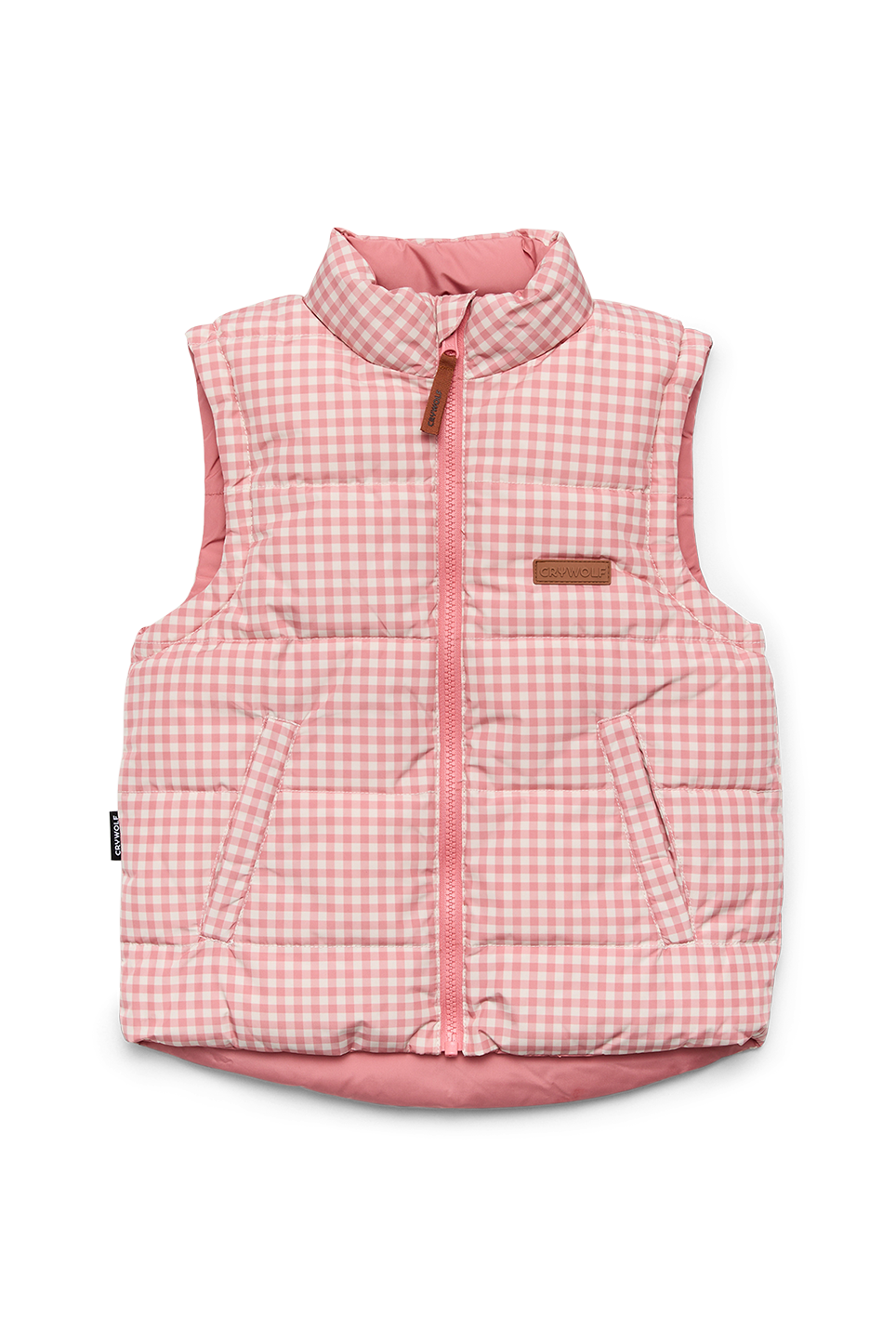 Crywolf - Reversible Eco-Vest Rose Plaid