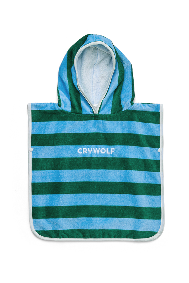 Crywolf - Baby Hooded Towel Deck Stripe