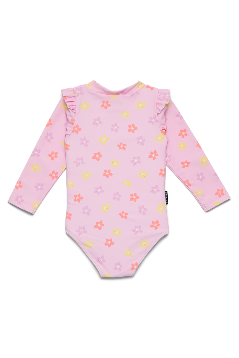 Crywolf - Baby Long Sleeve Swimsuit Hibiscus Bloom
