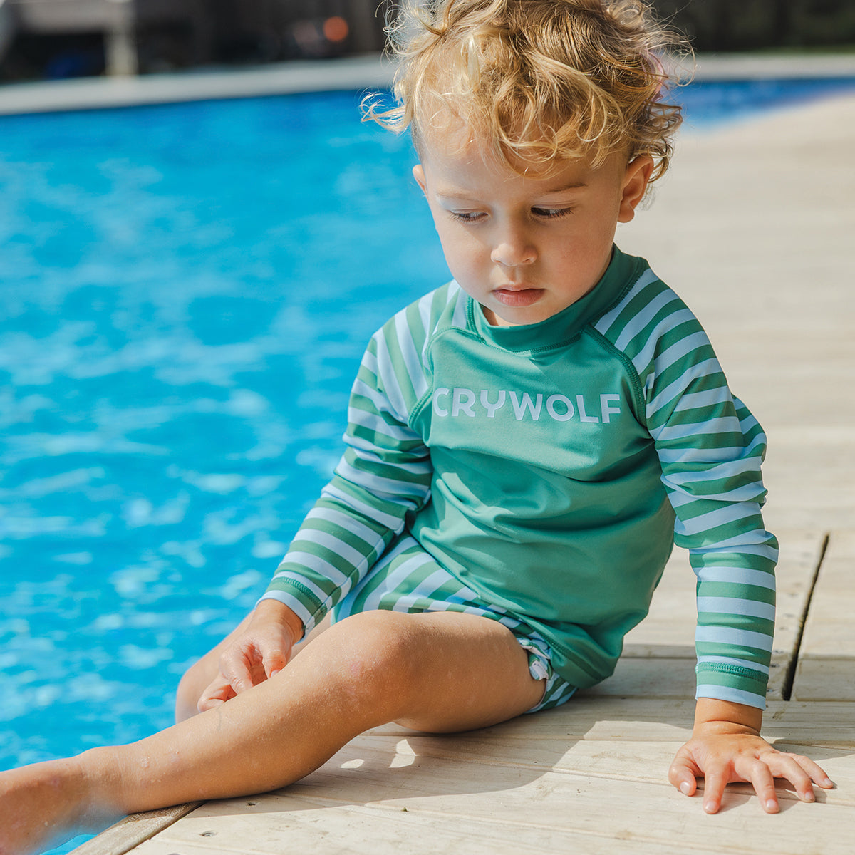 Crywolf - Baby Rash Vest Deck Stripe