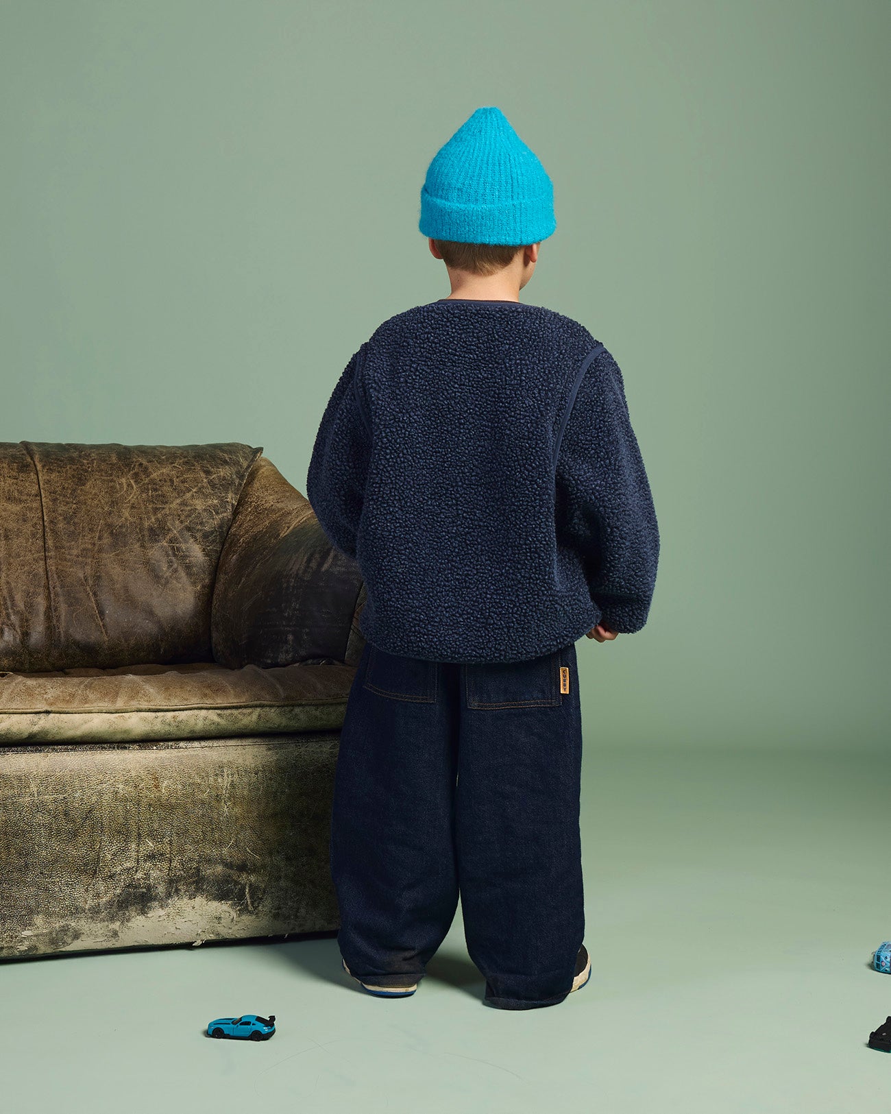 PRE-ORDER Cubby - Sherling Switch Jacket Blueberry