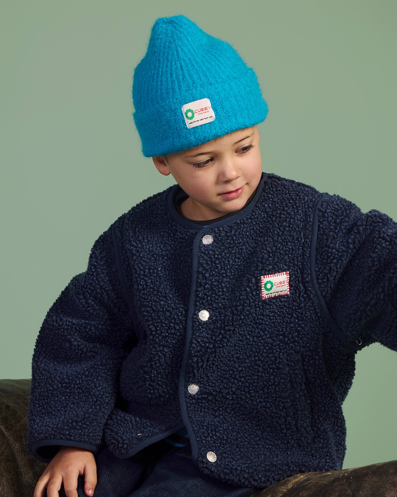 PRE-ORDER Cubby - Sherling Switch Jacket Blueberry