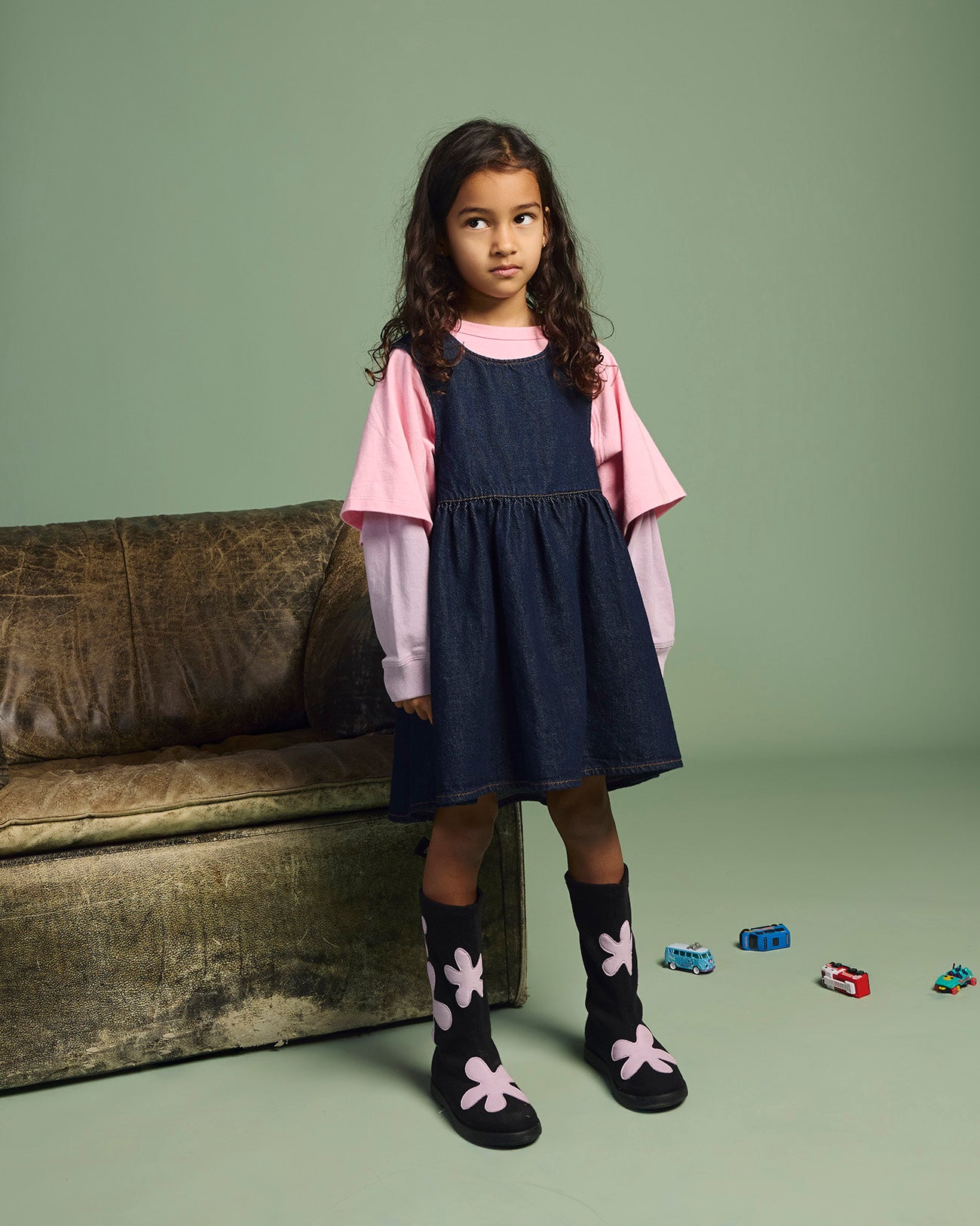 PRE-ORDER Cubby - Wendy Denim Dress Midnight