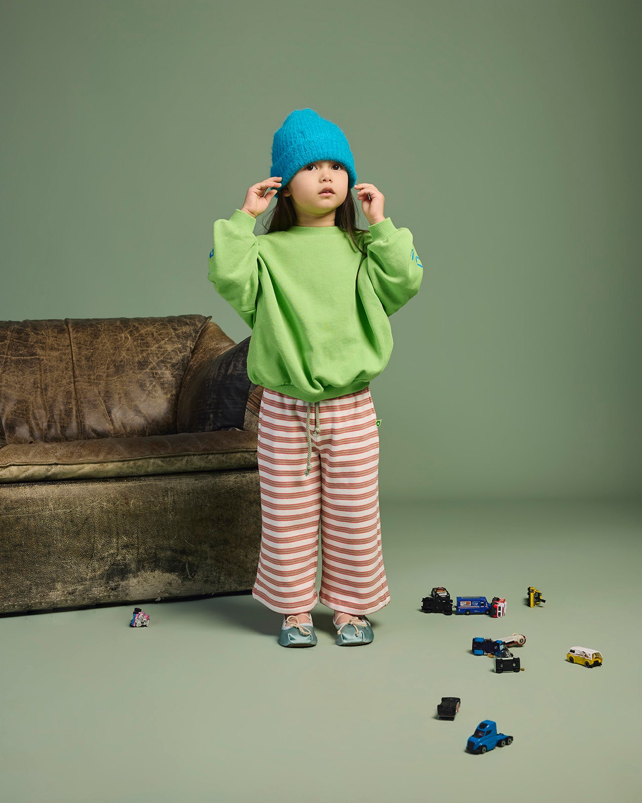 Cubby - Terry Pant Zenberry Stripe