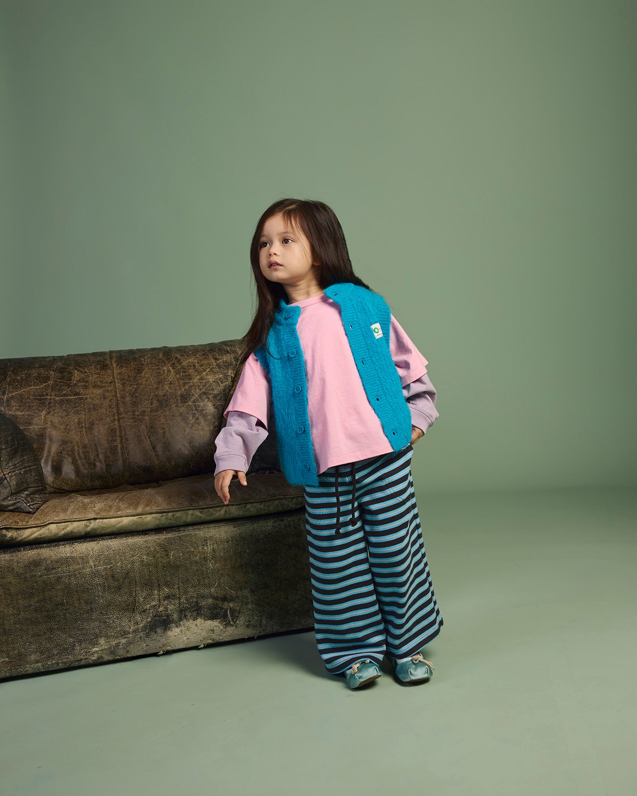 Cubby - Terry Pant Orbit Stripe