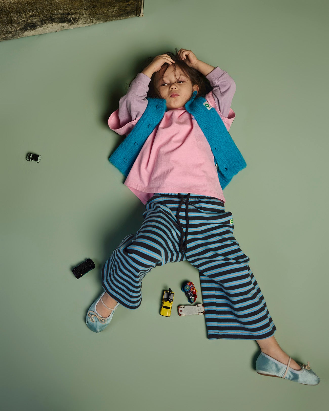 Cubby - Terry Pant Orbit Stripe