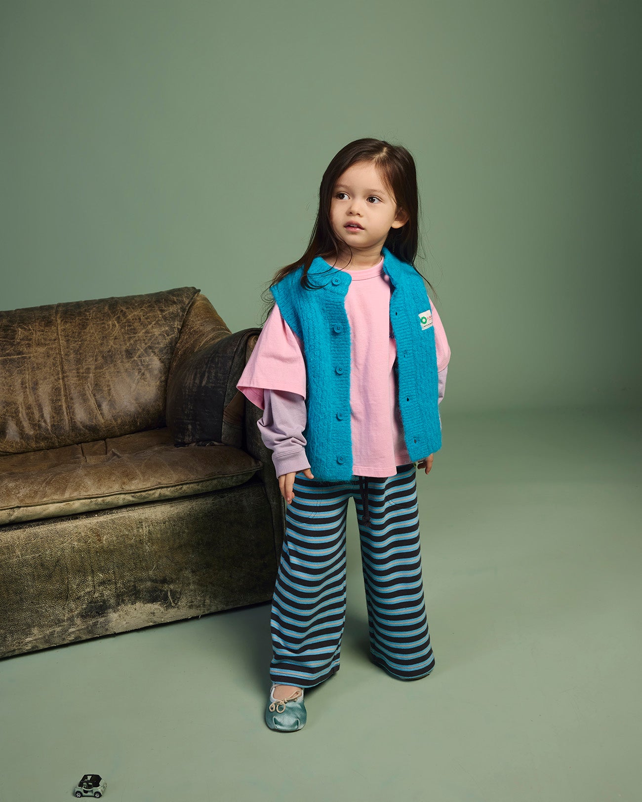 Cubby - Terry Pant Orbit Stripe