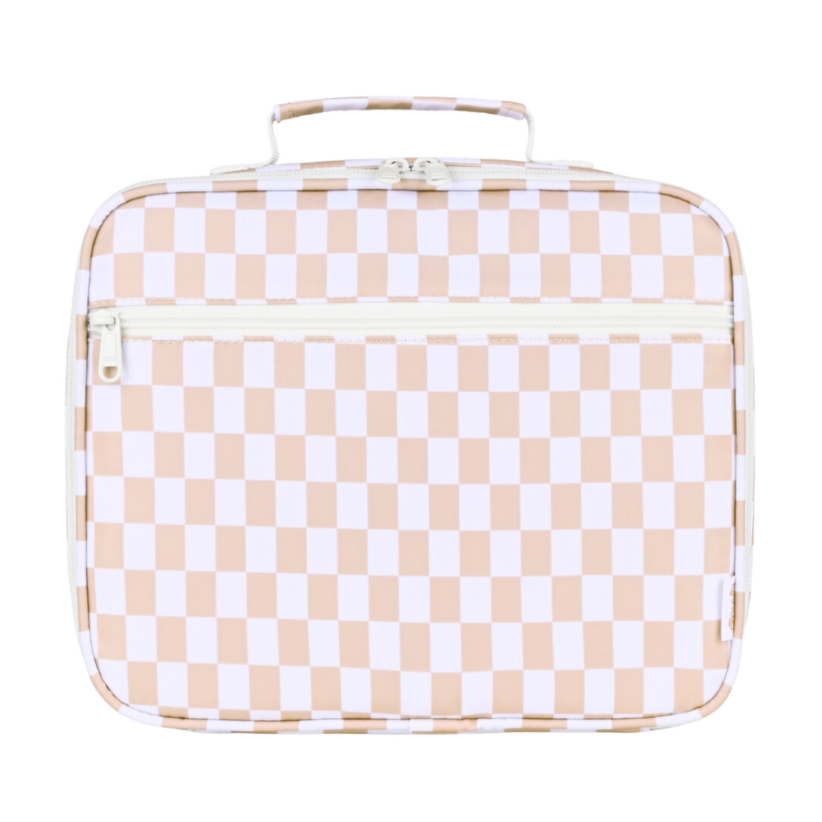 Kinnder Junior Insulated Lunch Bag in Caramel Check