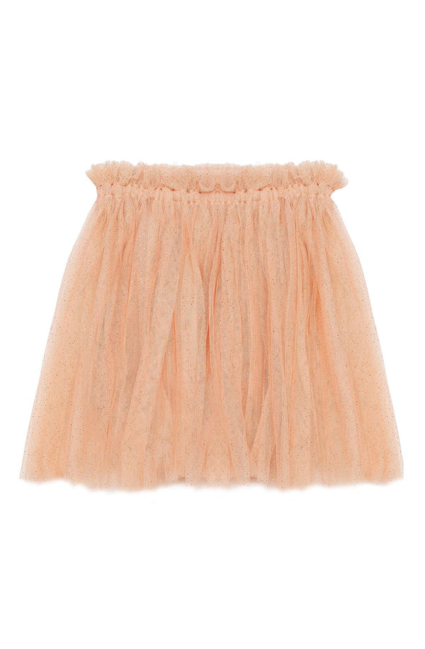 Classic tutu in nude colourway with gold sparkles