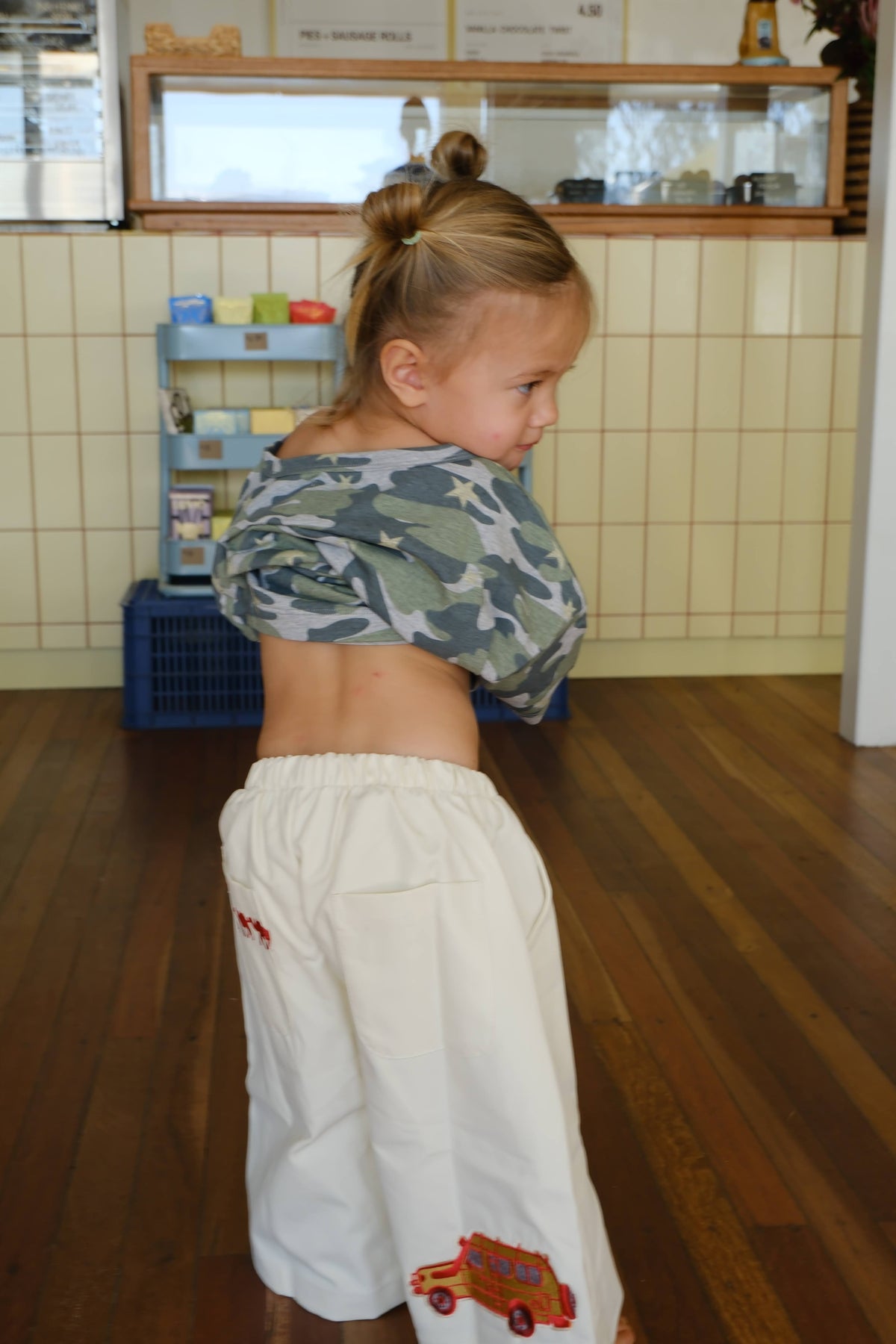 By Billie - Kids Oversized Tee Camo Star