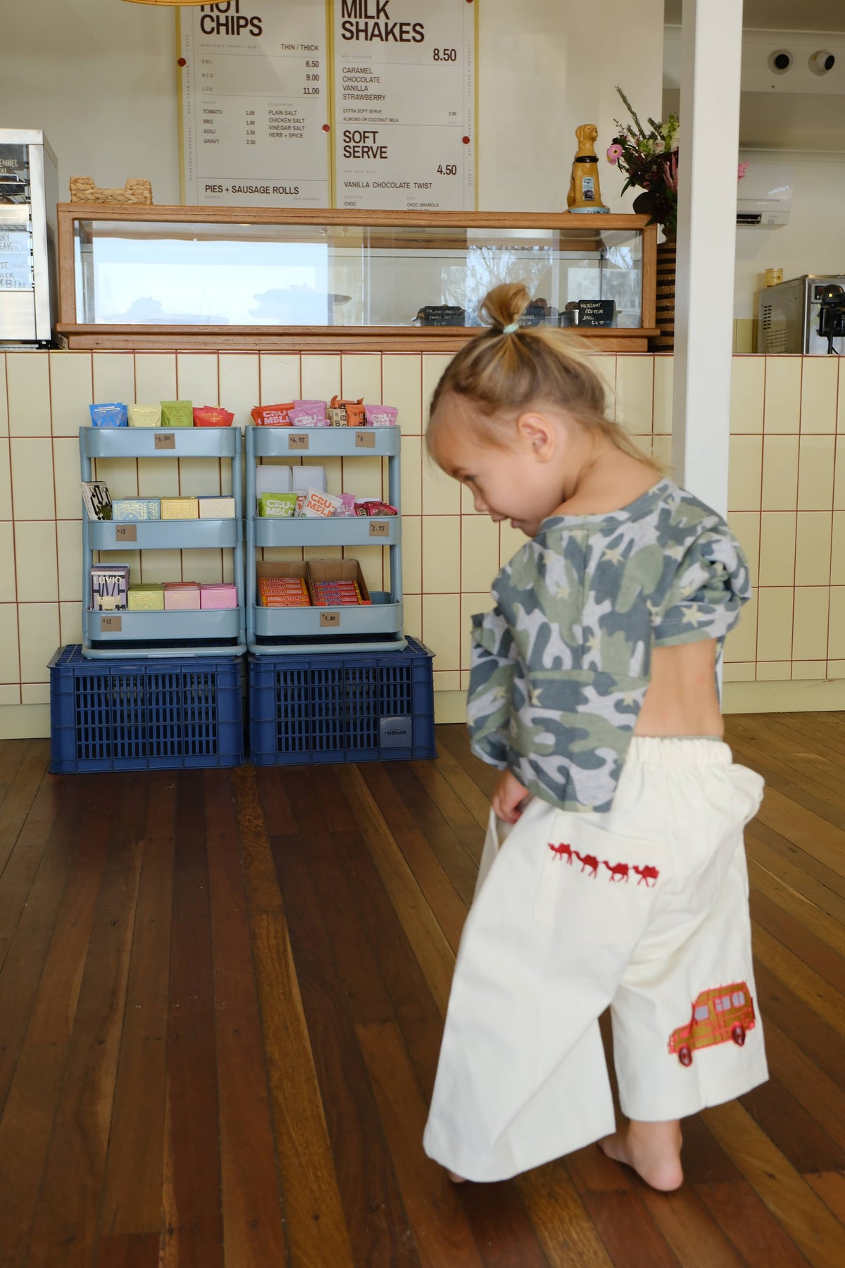 By Billie - Kids Oversized Tee Camo Star