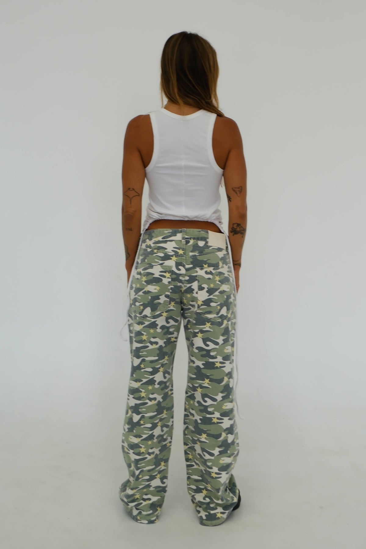 PRE-ORDER By Billie - Baggy Jean Camo Star