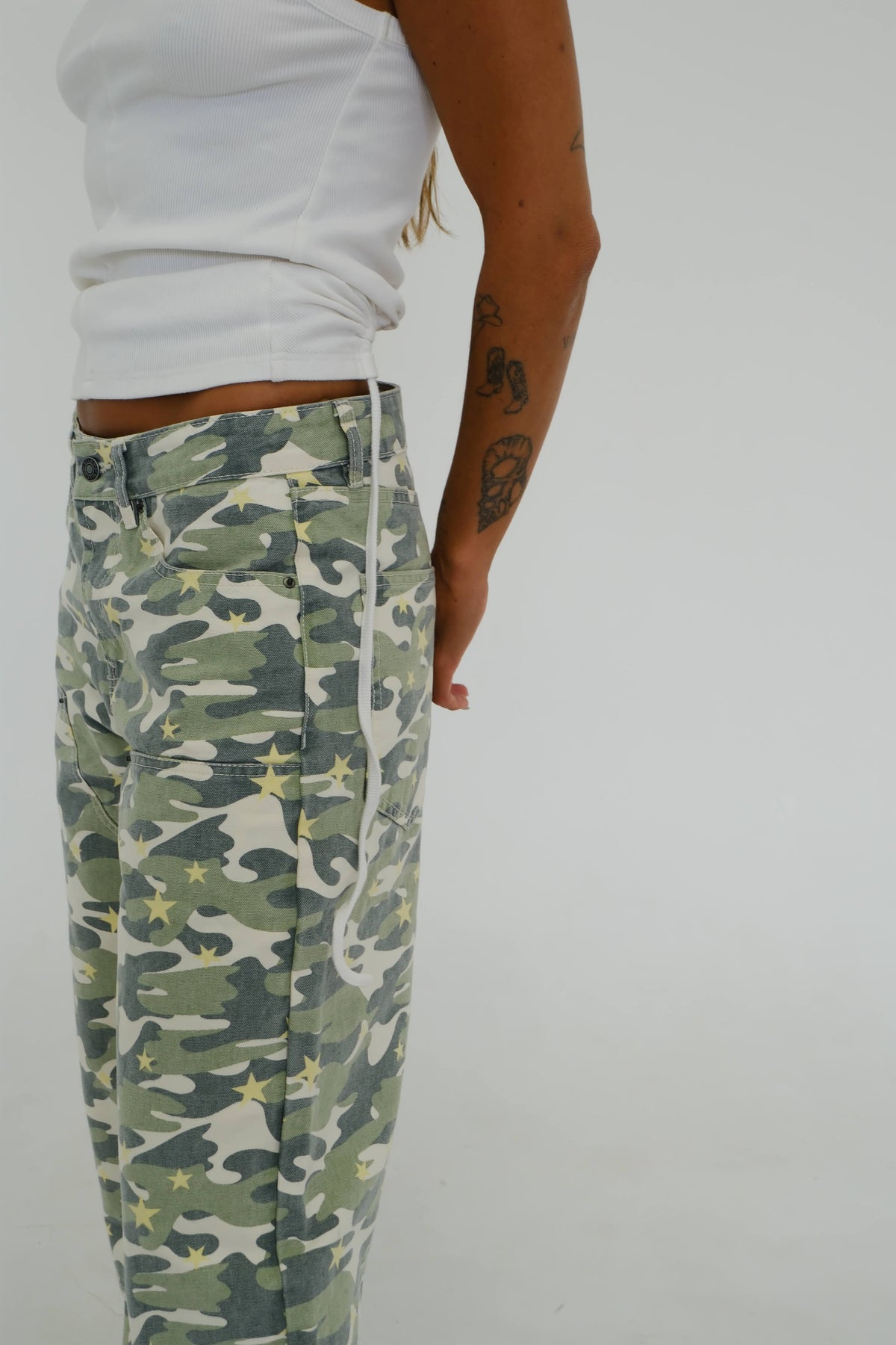 PRE-ORDER By Billie - Baggy Jean Camo Star