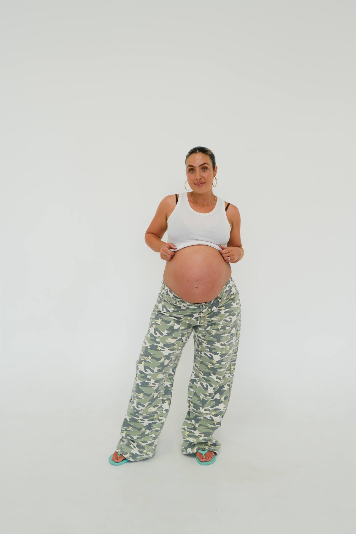 PRE-ORDER By Billie - Baggy Jean Camo Star