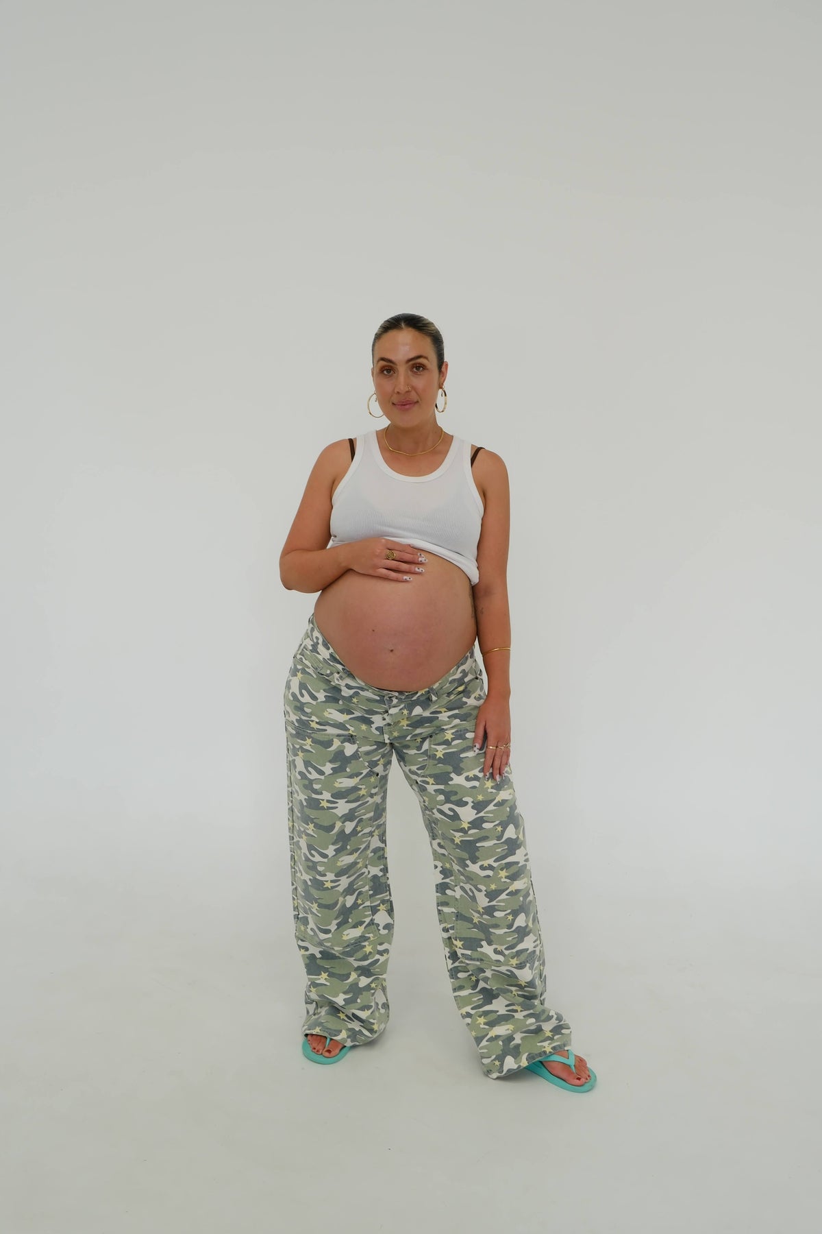 PRE-ORDER By Billie - Baggy Jean Camo Star