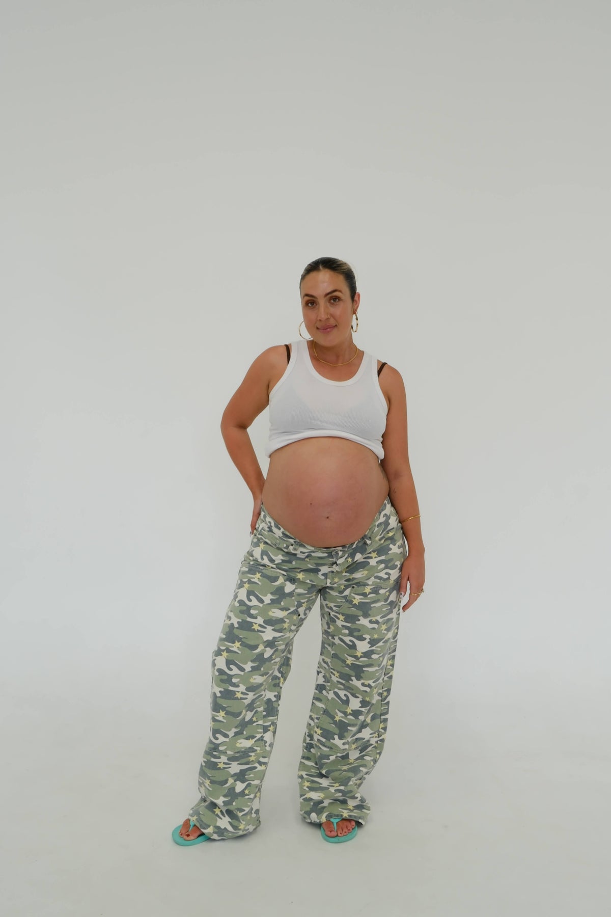 PRE-ORDER By Billie - Baggy Jean Camo Star