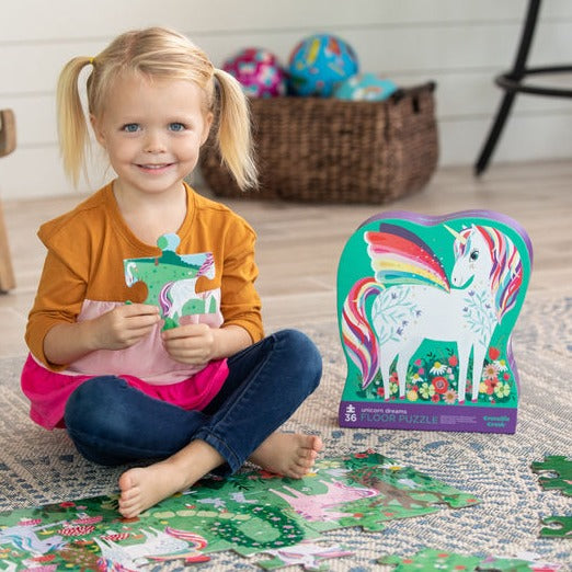 Crocodile Creek - Classic Floor Puzzle 36 pc Unicorn Dreams