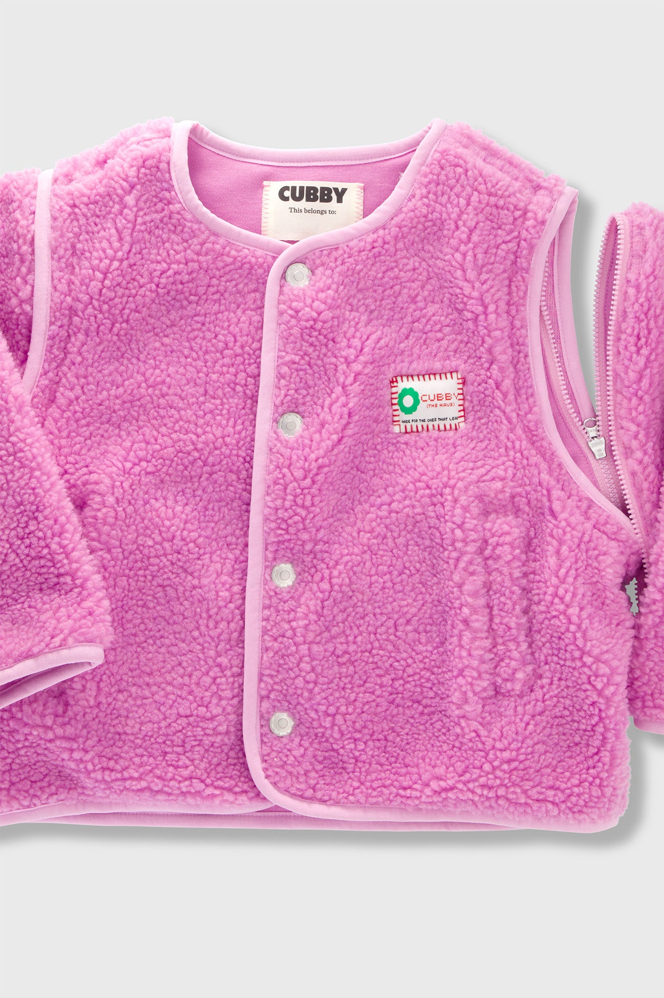 PRE-ORDER Cubby - Sherling Switch Jacket Lolly