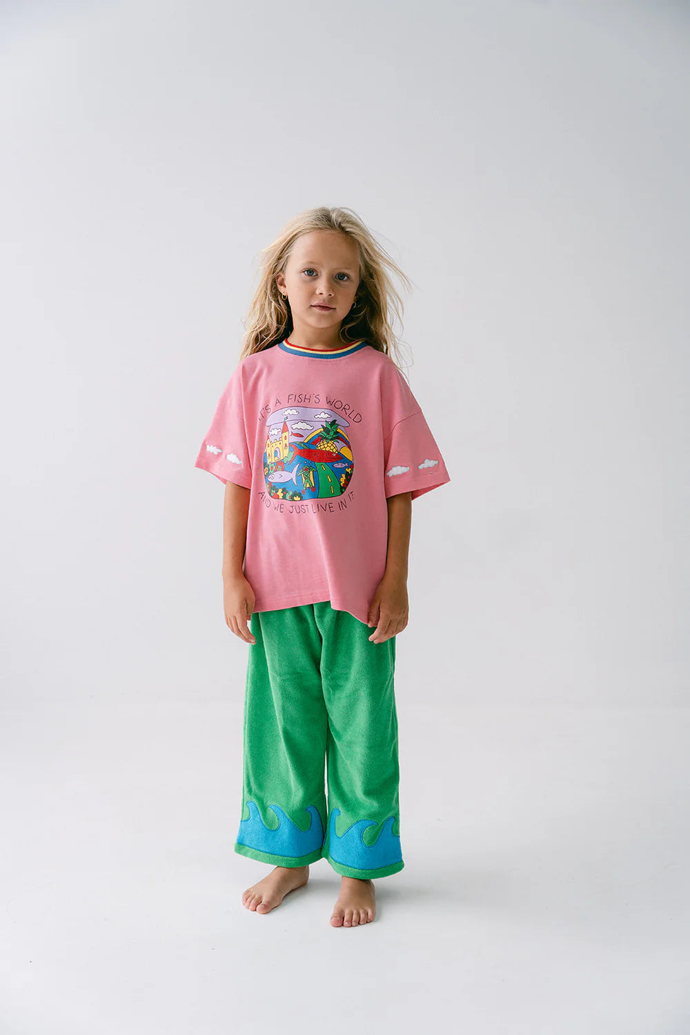 Spicy Dugong - Fish Life Tee Pink