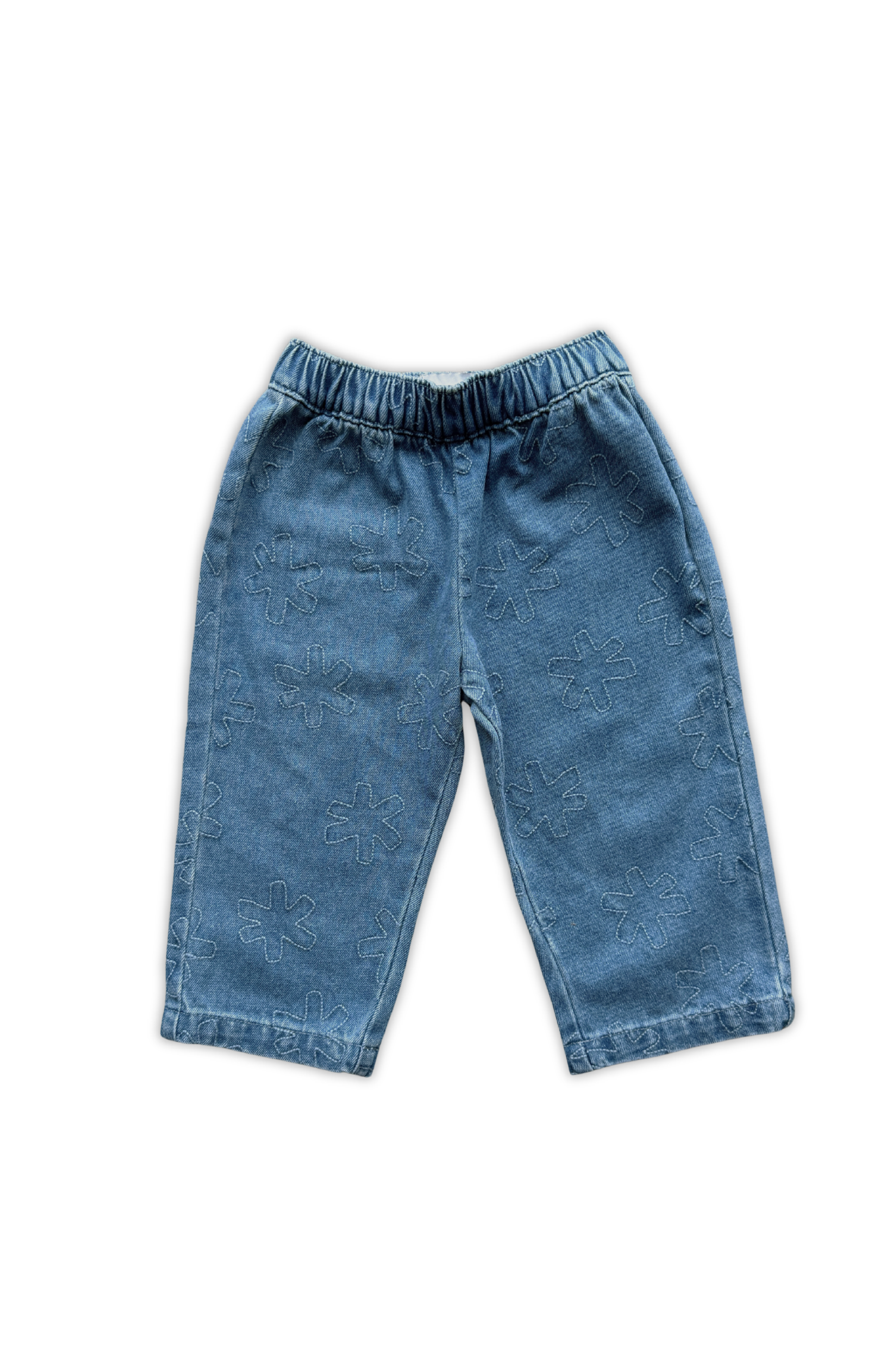 Grown - Organic Starlight Embroidery Denim Pant