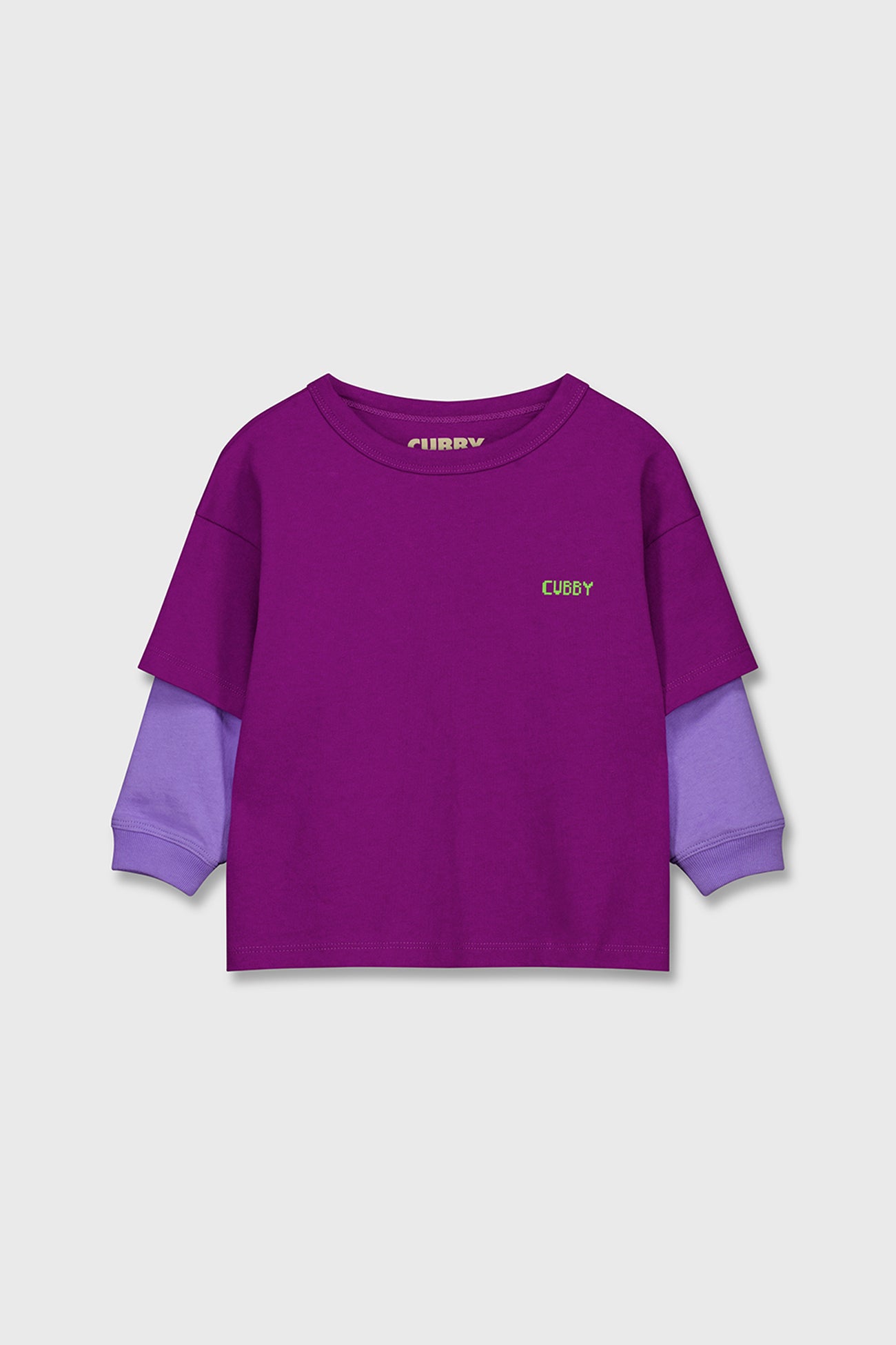 Cubby - Dusty Layered Top Acai