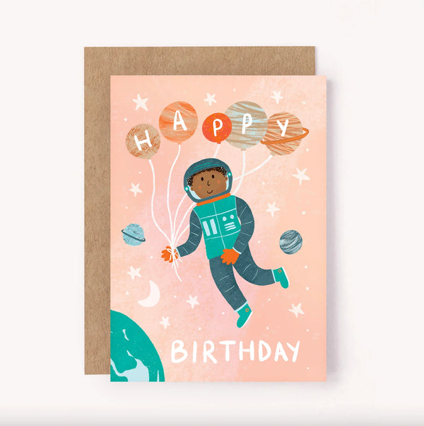 Birthday Greeting Card “Astronaut”