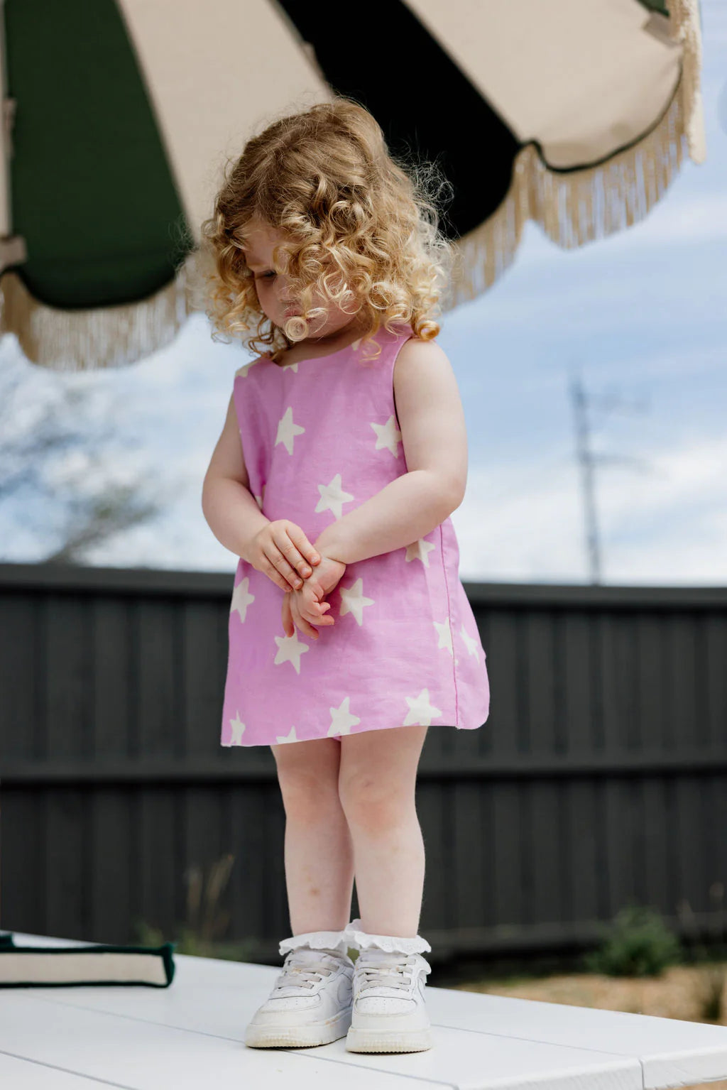 Sunday Siblings ~ Mackenzie Dress & Bloomers Pink