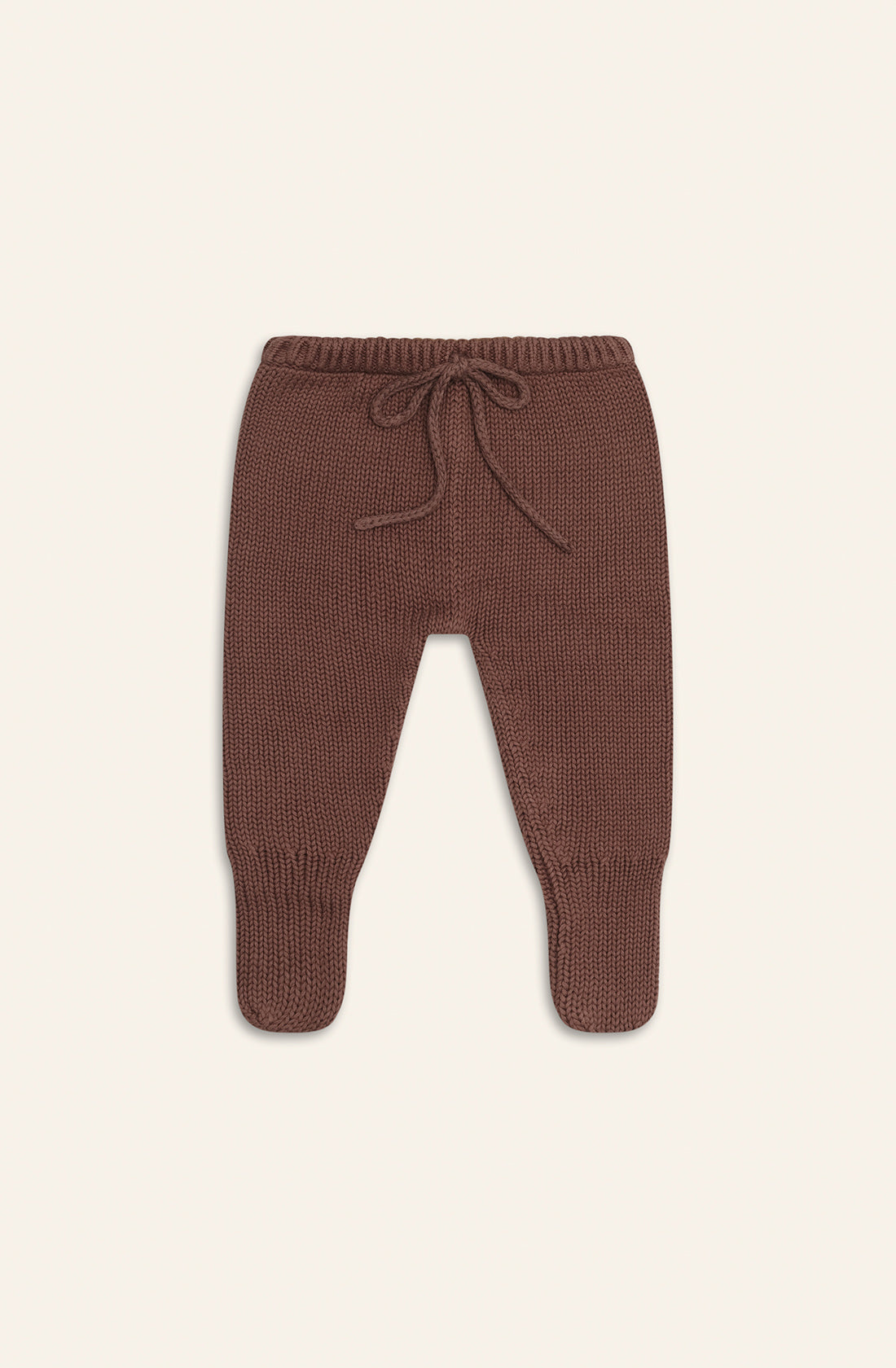 Poet knit pants in cocoa.