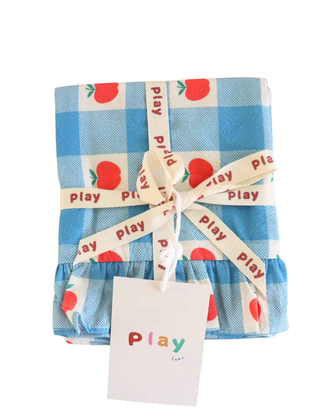 PRE-ORDER Play Linen - Apple Patch Pillowcase Separates