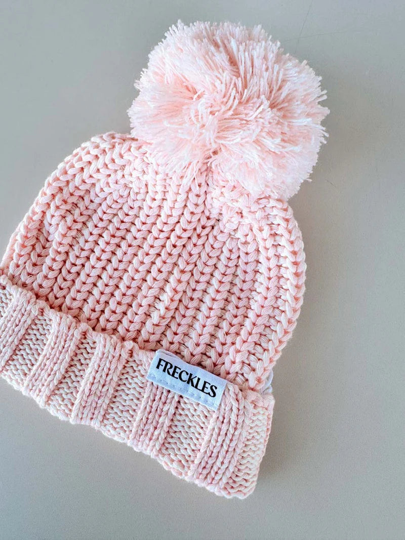 Freckles the Label - Chunky Cotton Beanie Sweetpea