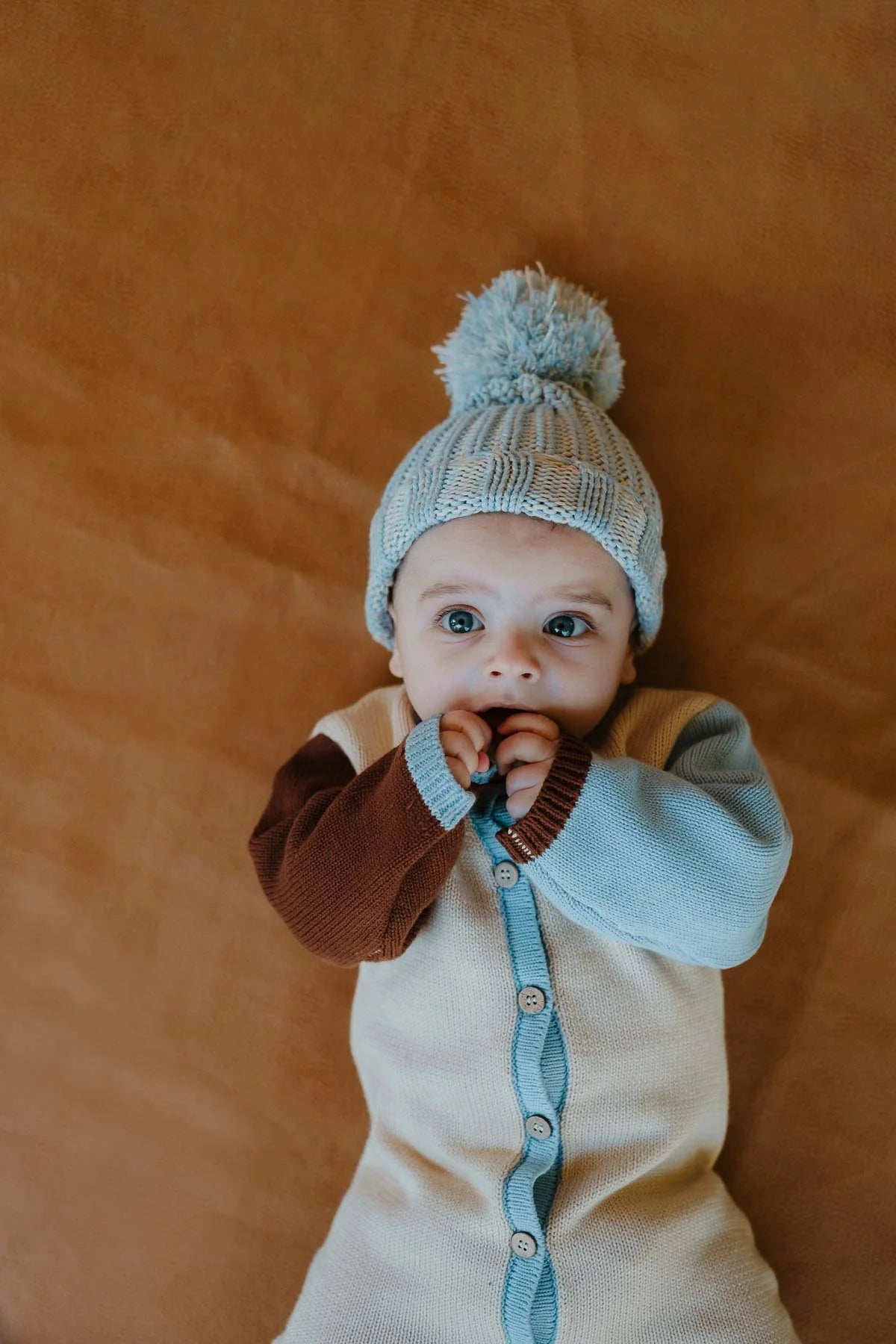 Freckles the Label - Chunky Cotton Beanie Sky