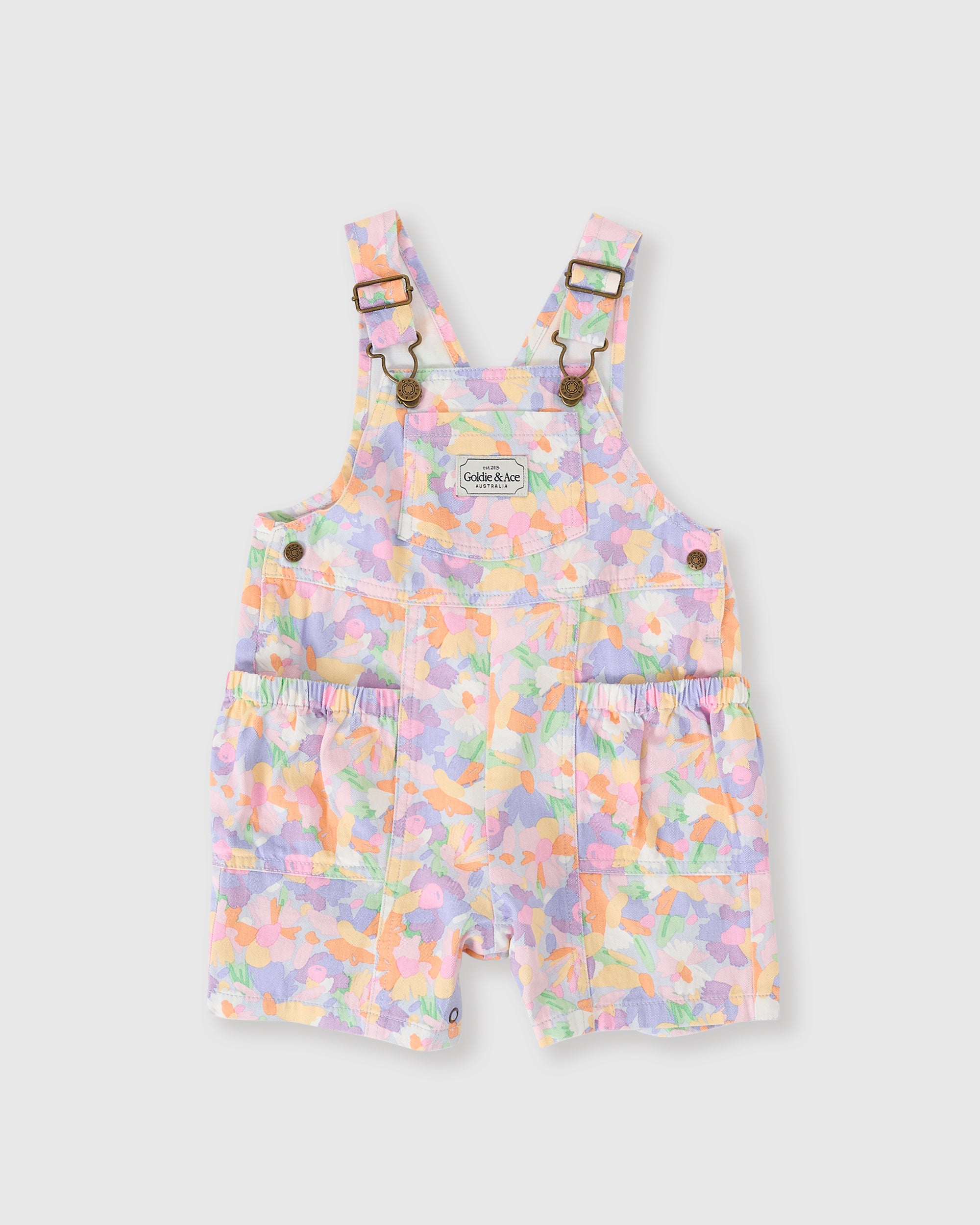 Goldie + Ace - Pastel Bouquet James Pocket Overalls