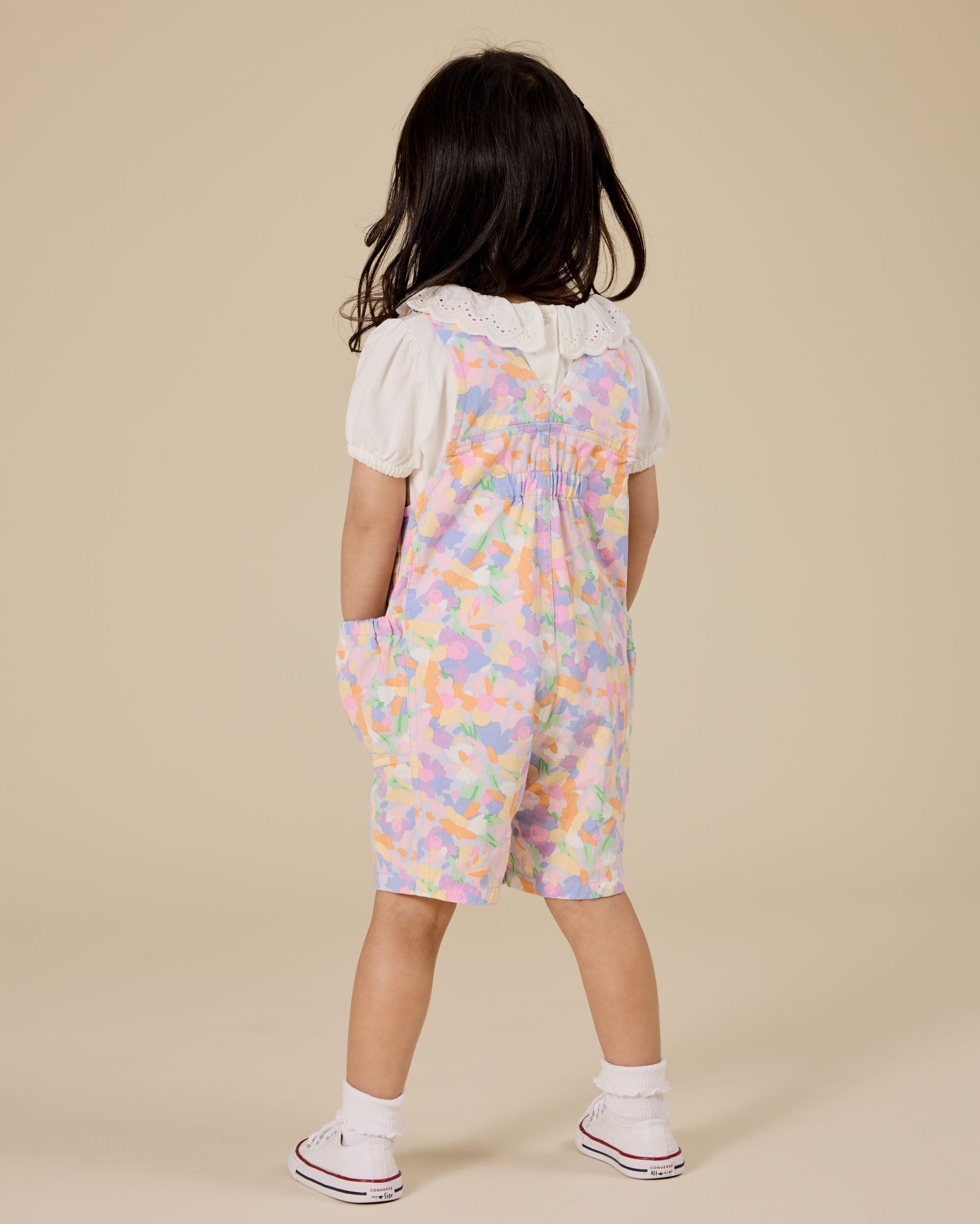 Goldie + Ace - Pastel Bouquet James Pocket Overalls