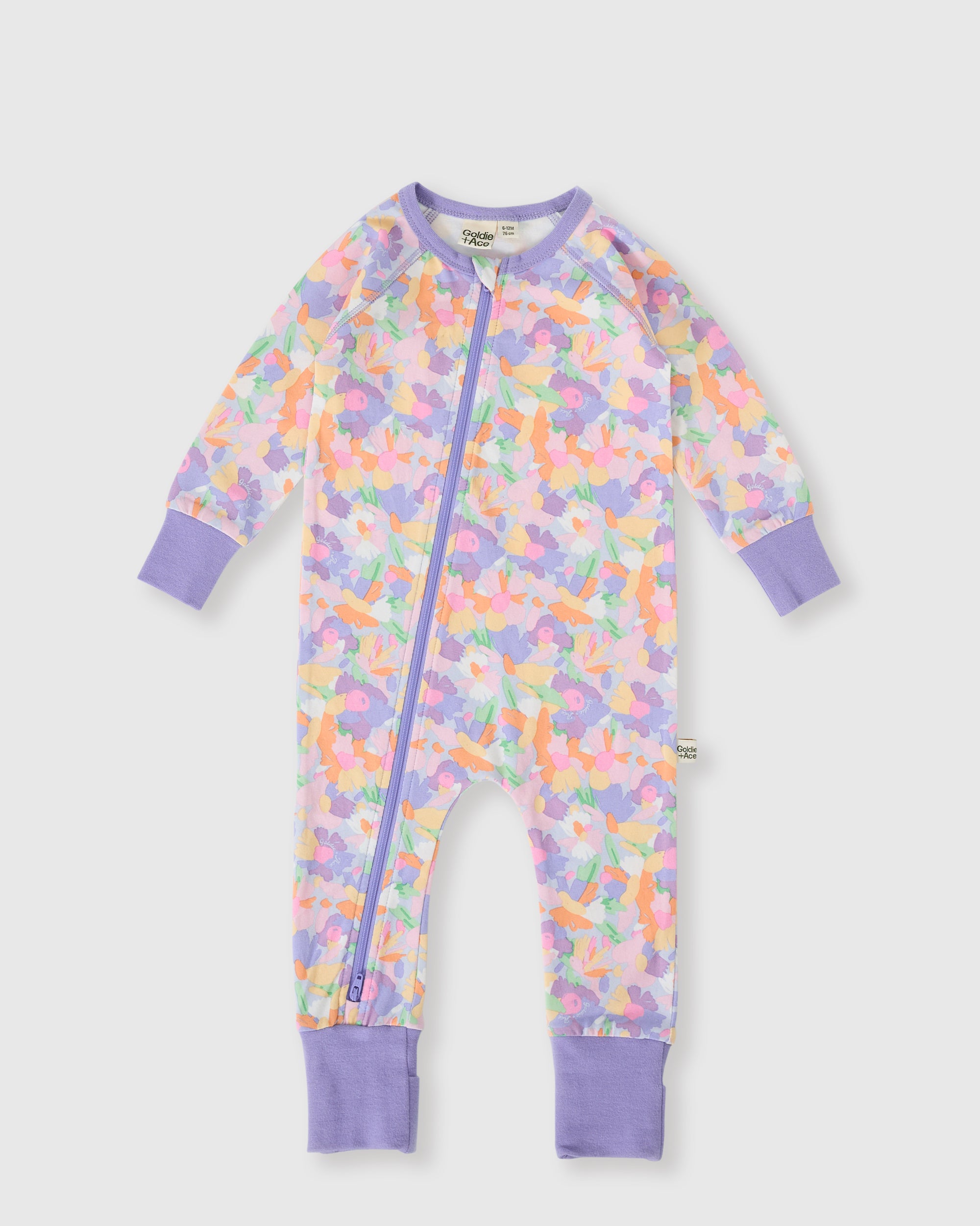 Goldie + Ace - Pastel Bouquet Zipsuit