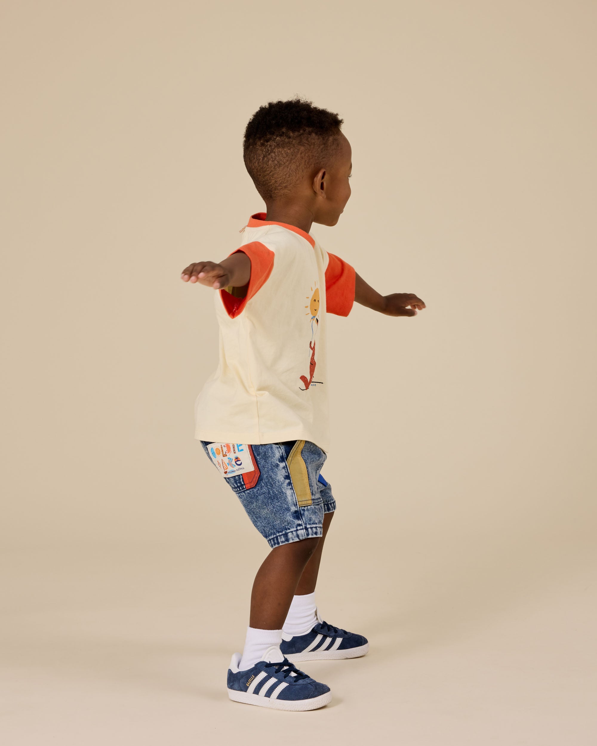 Goldie + Ace - Primary Pop Noah Denim Shorts