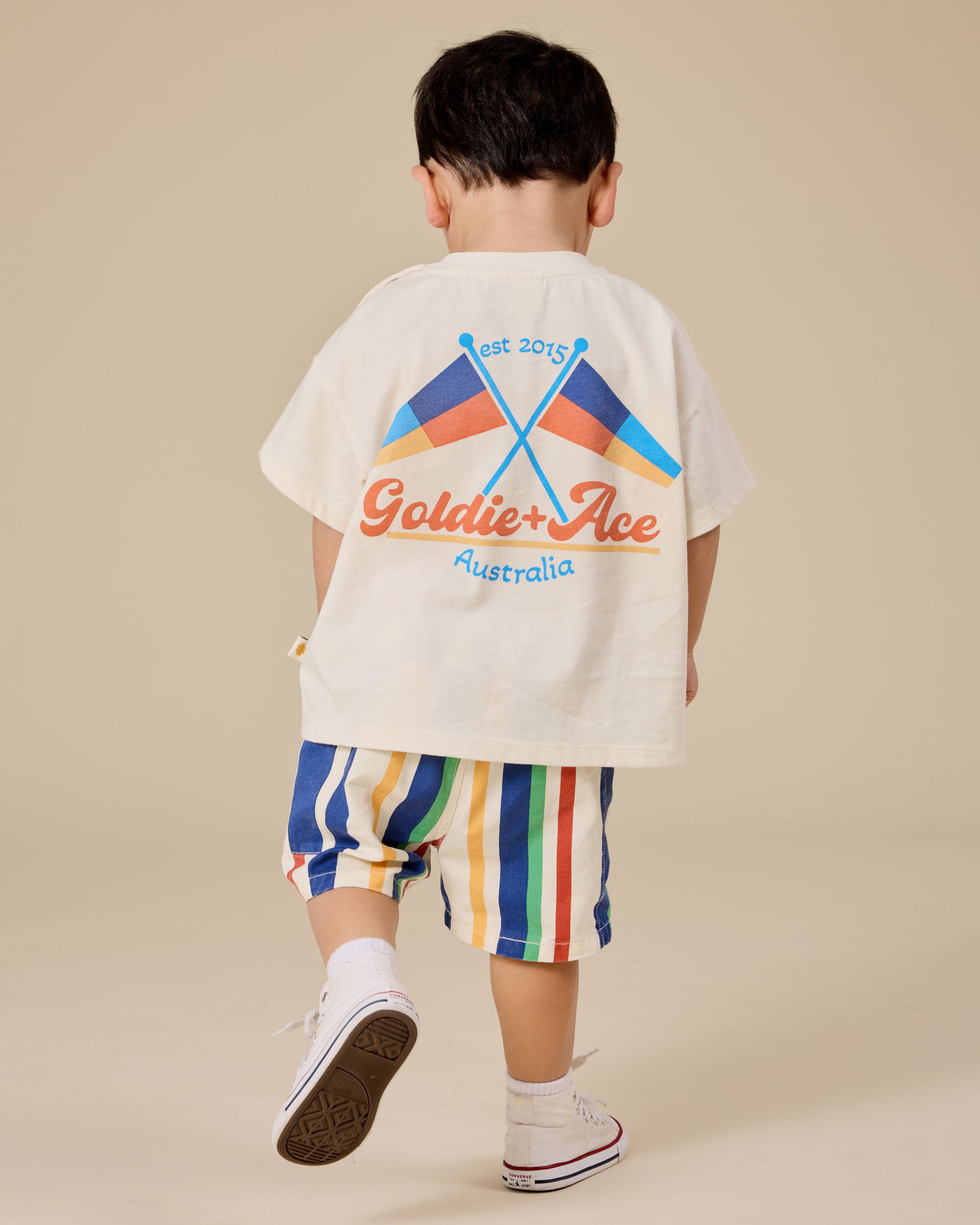 Goldie + Ace - Nautical Flag Oversized T-Shirt
