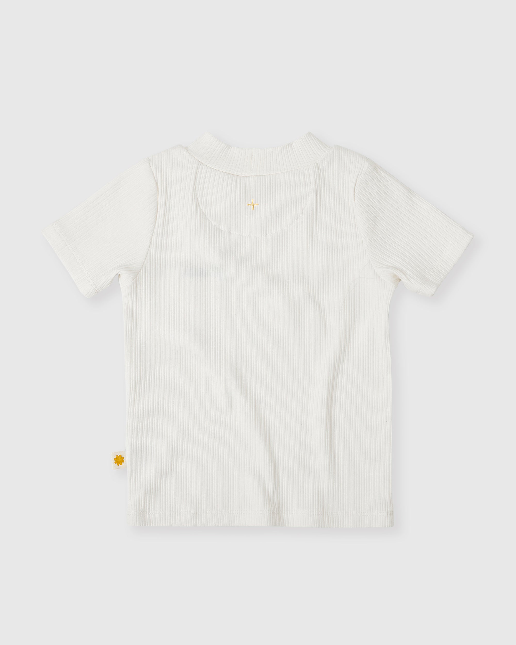 Goldie + Ace - Rib T-Shirt White