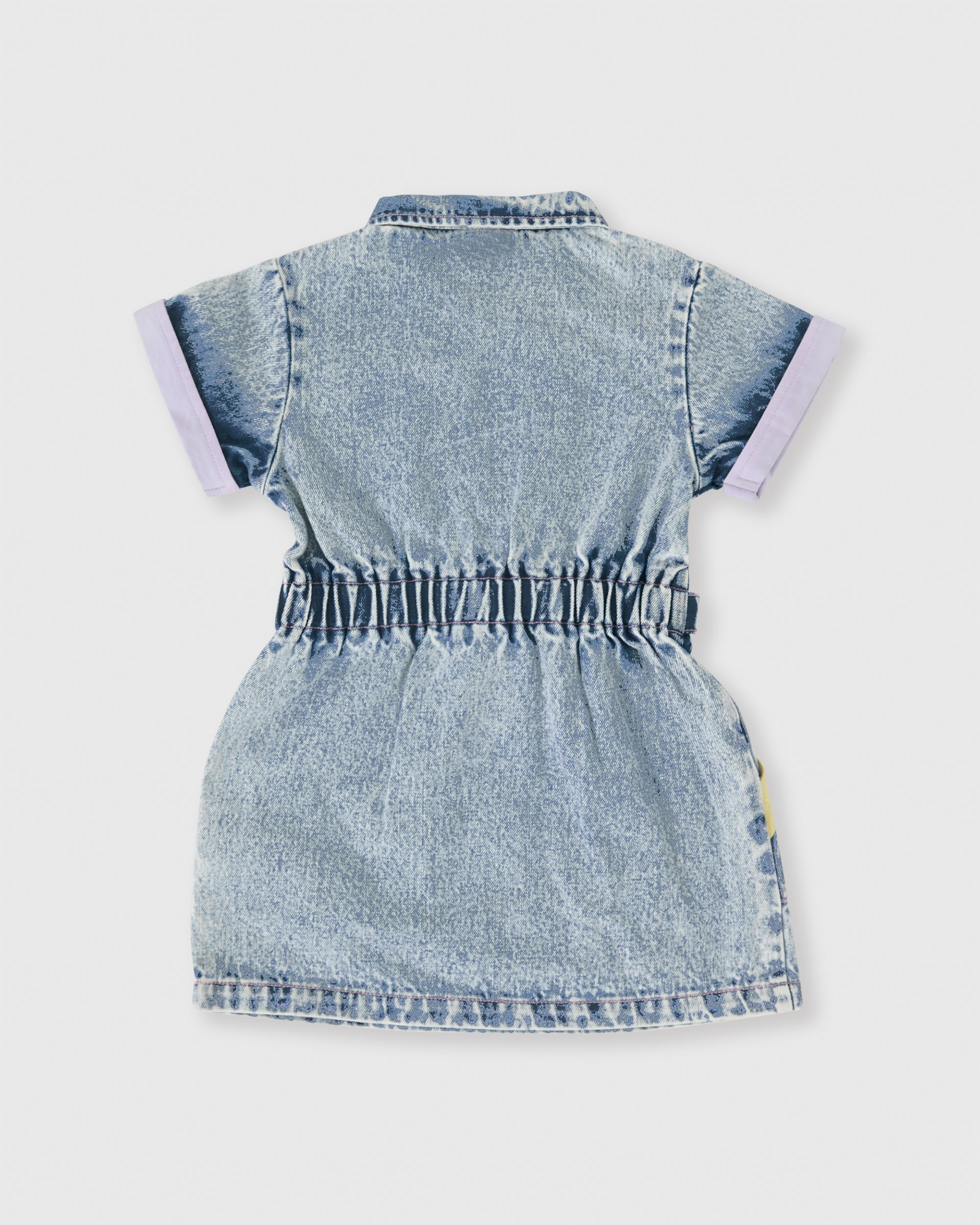 Goldie + Ace - Pastel Pop Piper Denim Belted Dress