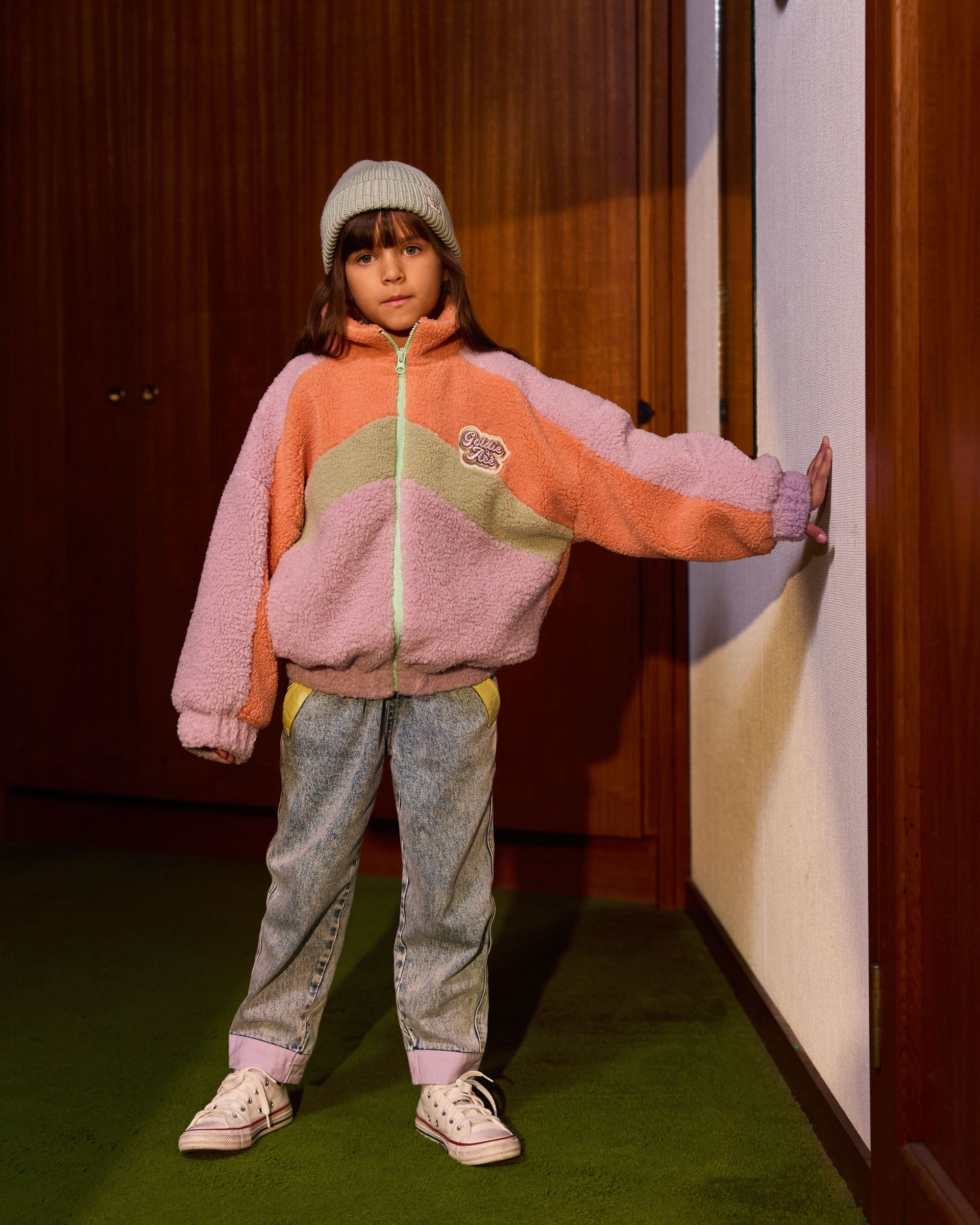 Goldie + Ace - Frankie Sherpa Jacket Lilac