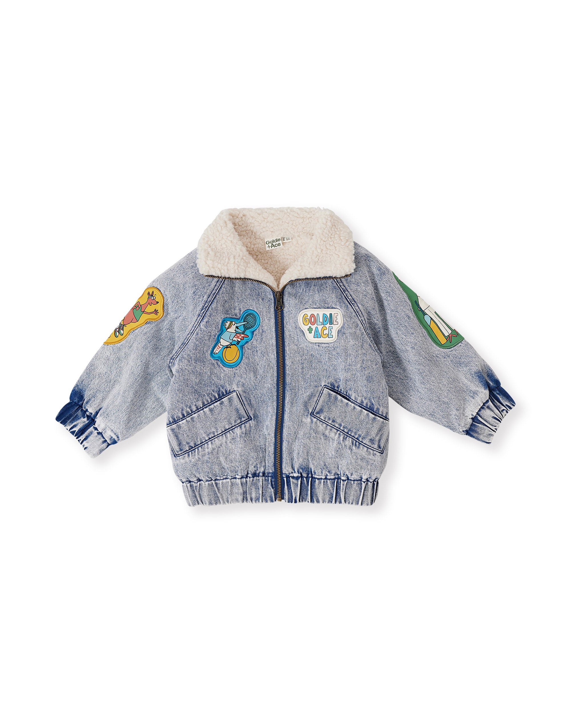 Goldie + Ace - Ari Denim Sherpa Jacket