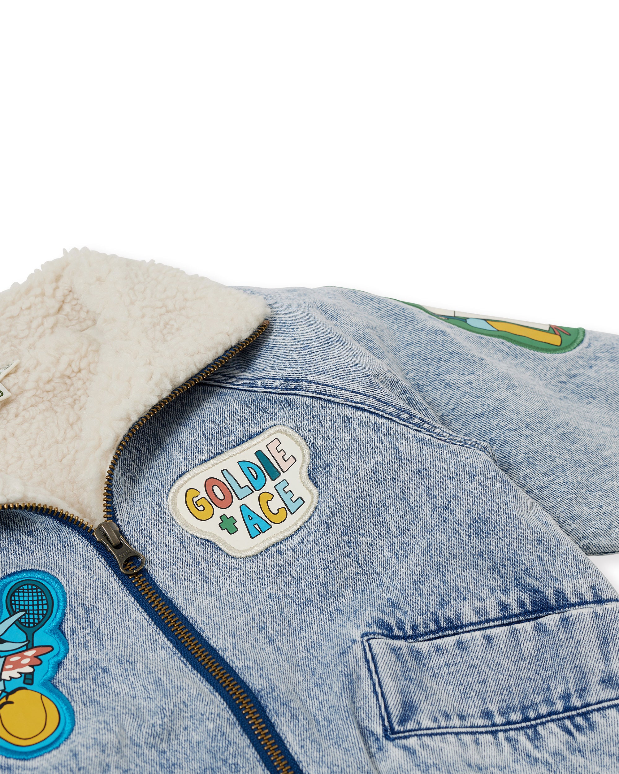 Goldie + Ace - Ari Denim Sherpa Jacket