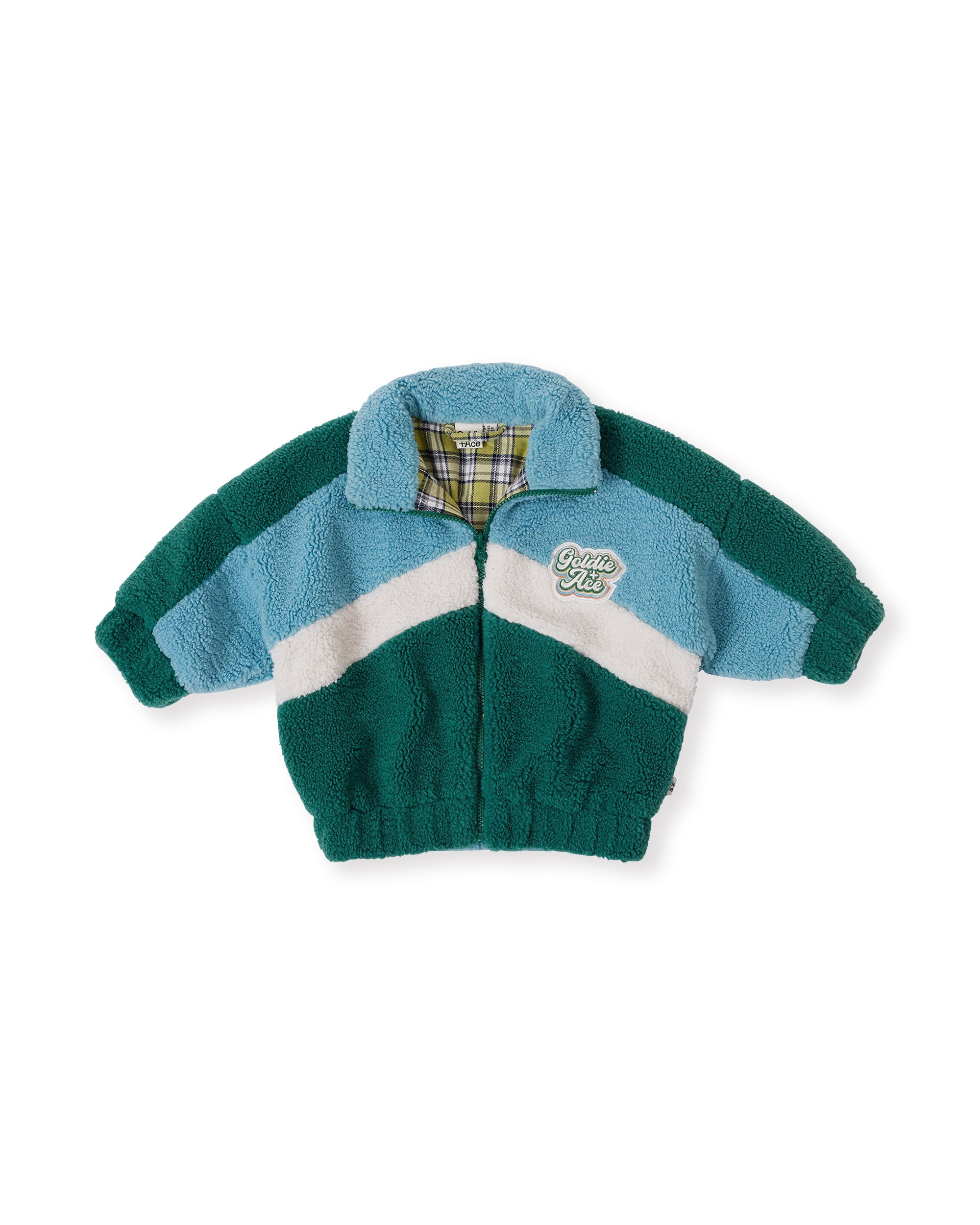Goldie + Ace - Frankie Sherpa Jacket Teal
