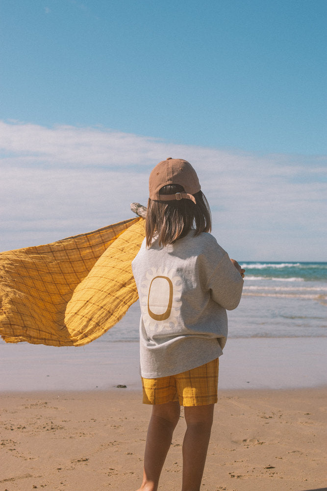 Grown - Organic Sunshine Tee Grey Marle