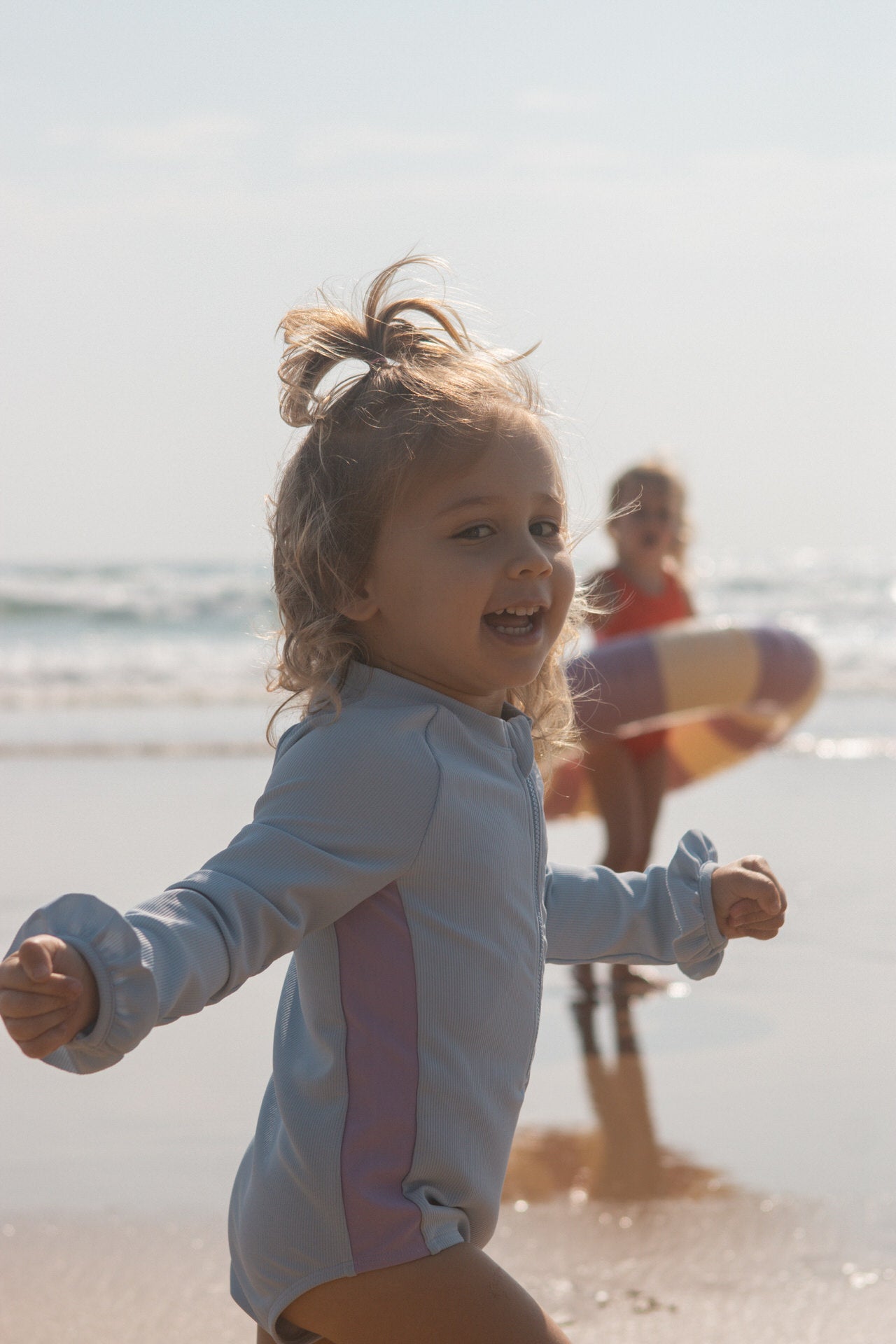 Grown - Zip Long Sleeve One Piece Ocean