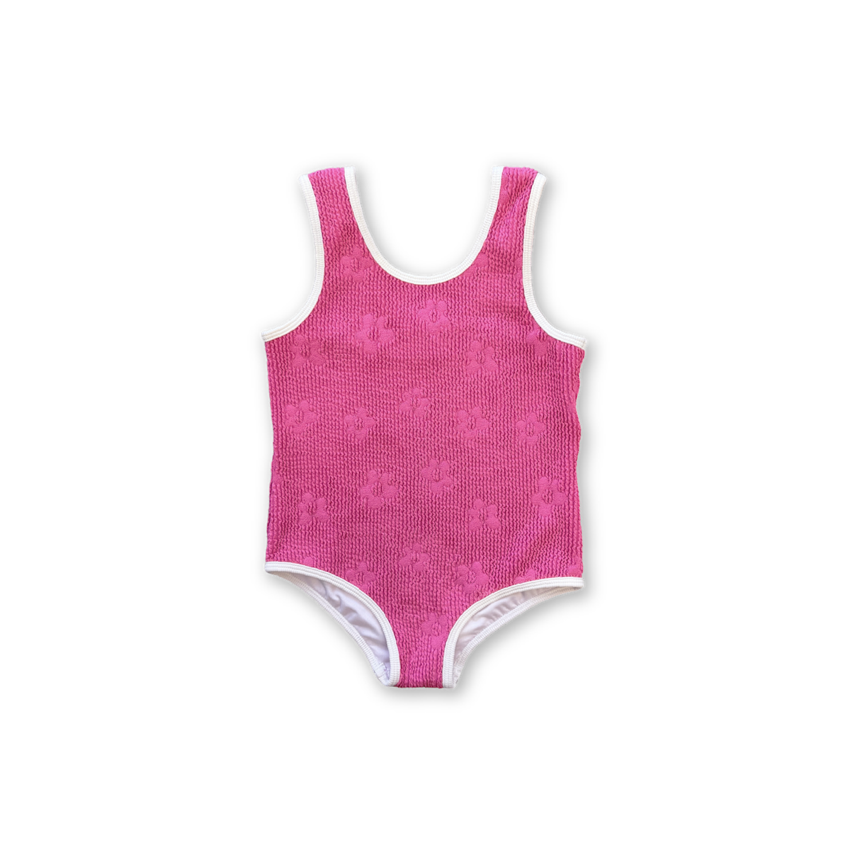 Grown - Ribbed Posy Swim Suit Berry