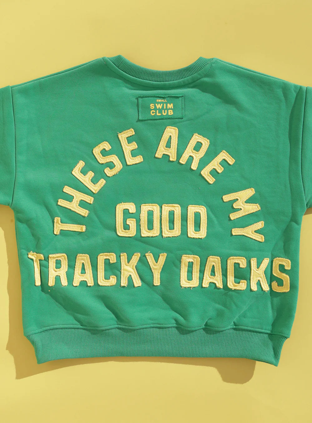 Small Swim Club - Good Tracky Pullover Lemon/Lime