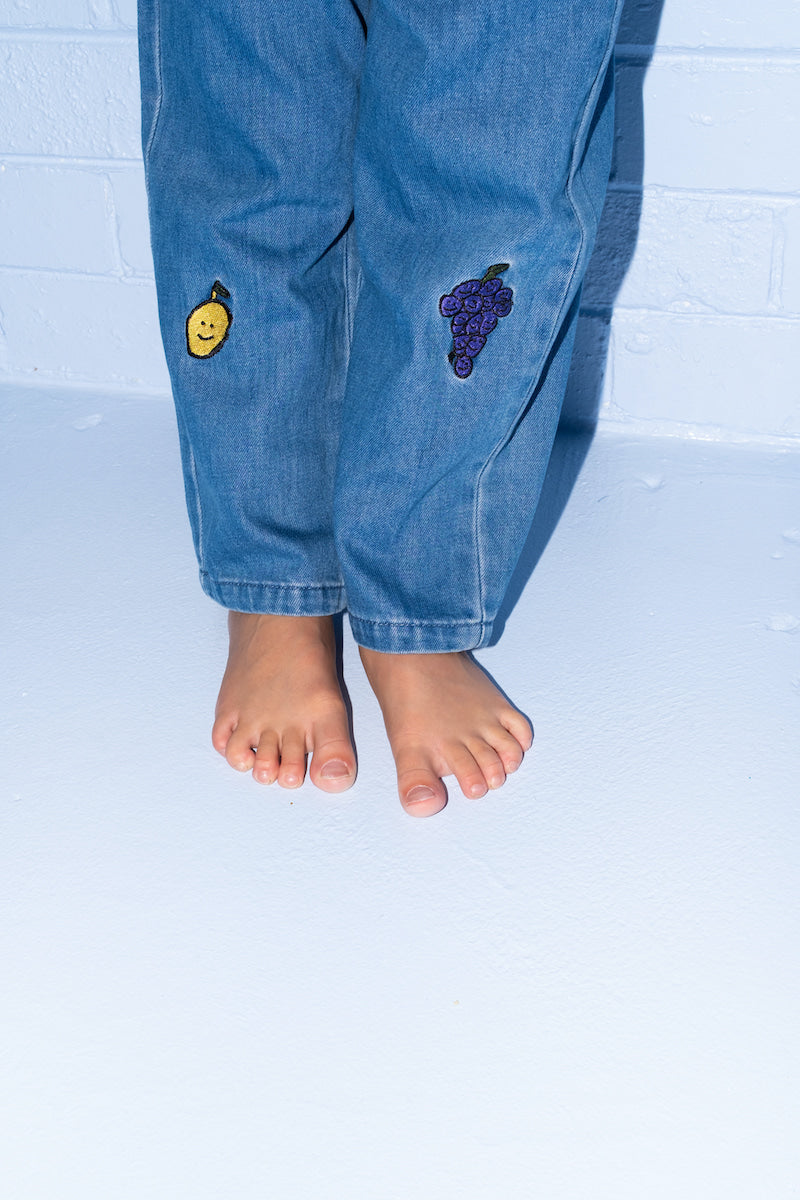 Grown - Organic Fruit Salad Denim Pants