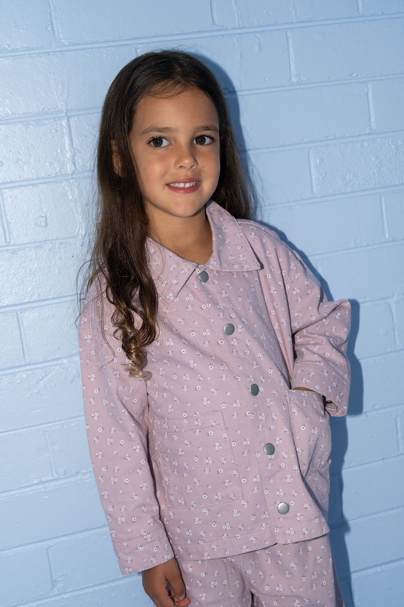 Grown - Organic Bloom Denim Shirt Jacket