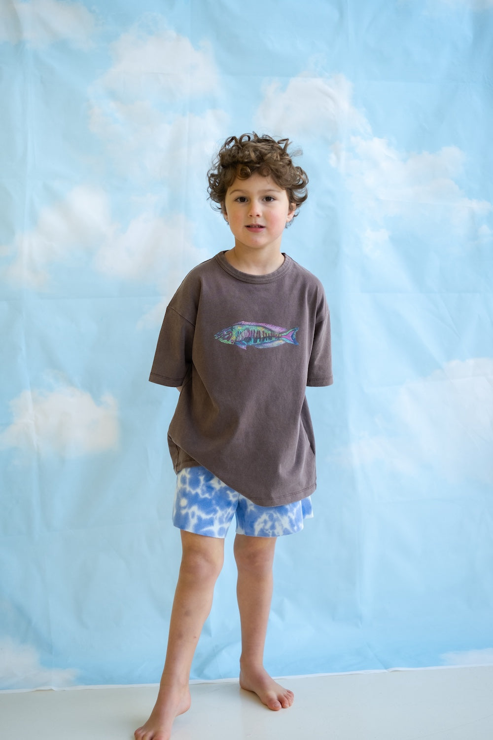 Grown - Kids Parrot Fish Tee Dune