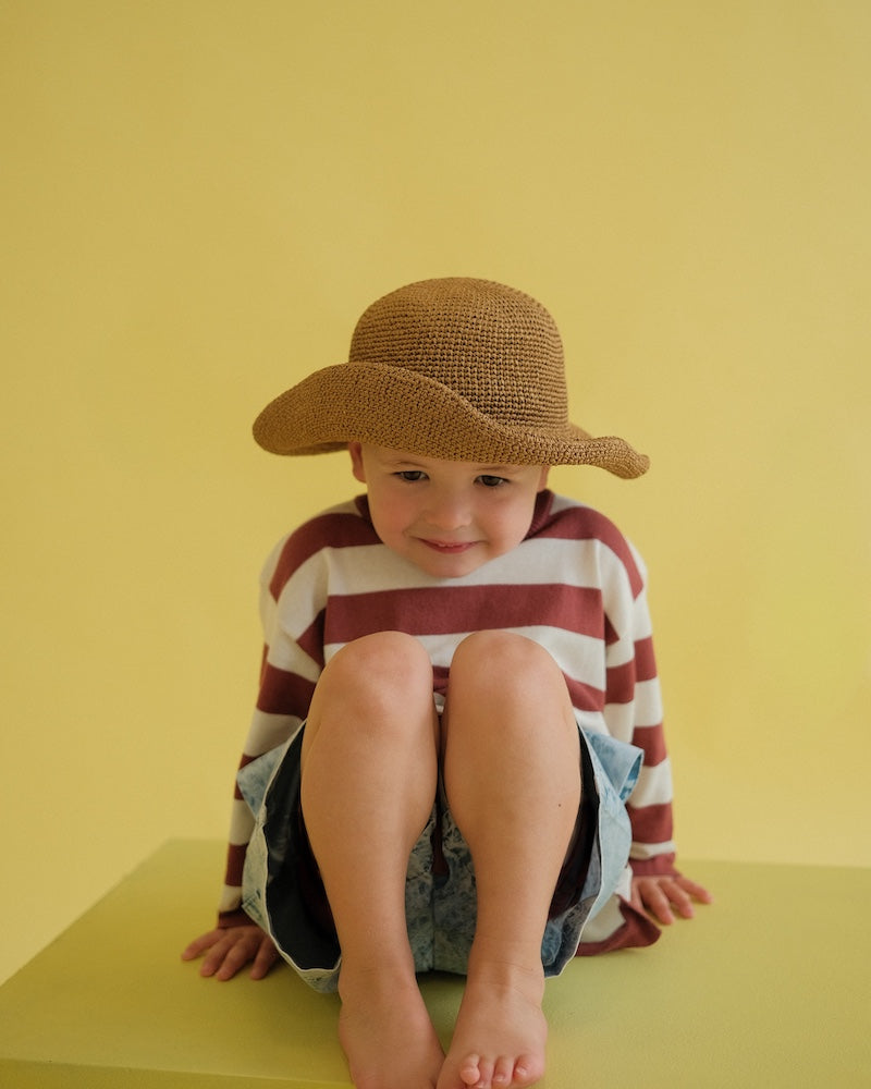 Grown - Crochet Adjustable Hat Natural